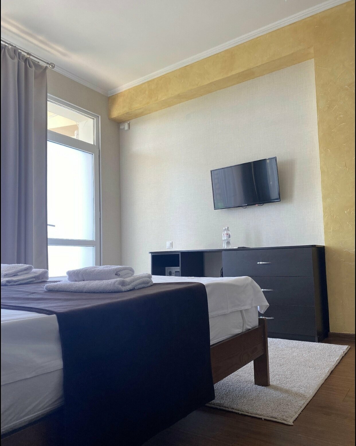 Двухместный номер с 1 кроватью и балконом, вид на море