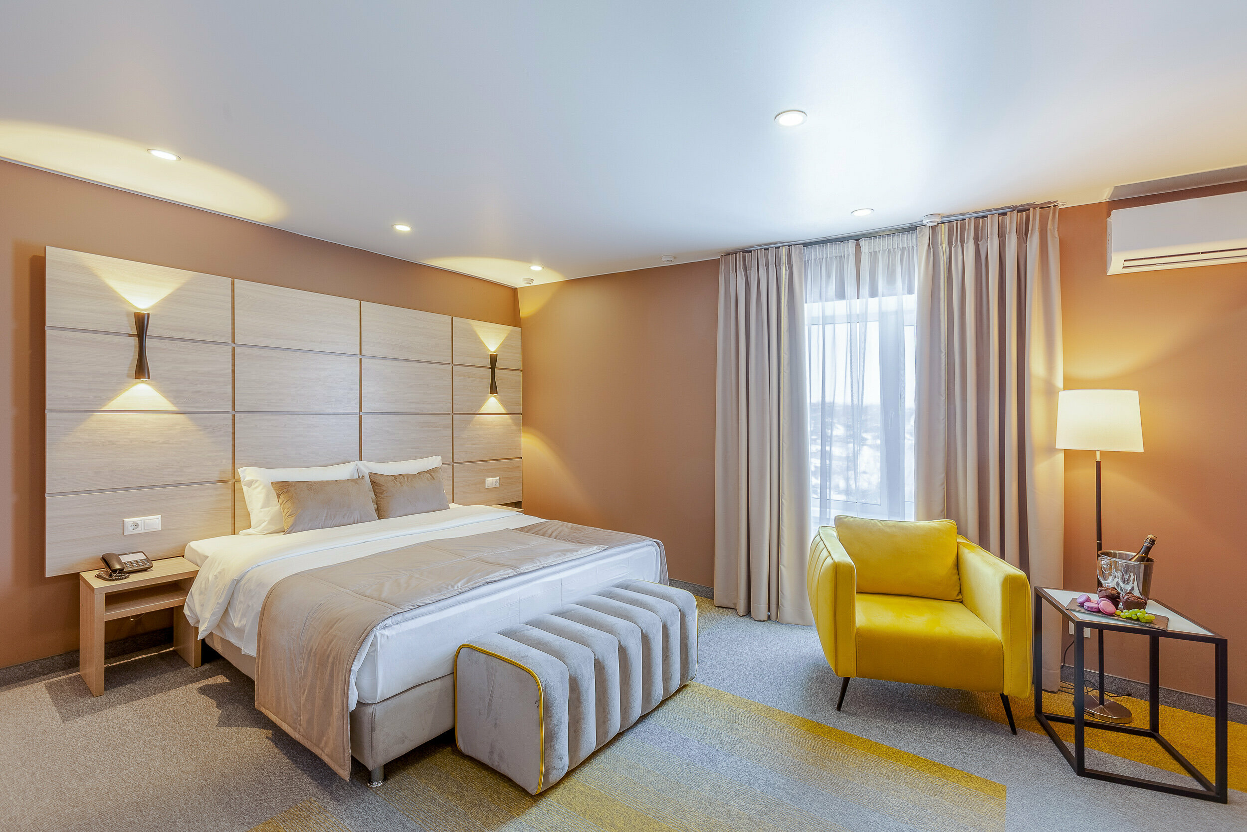 Улучшенный двухместный номер Делюкс с 1 кроватью или 2 отдельными кроватями