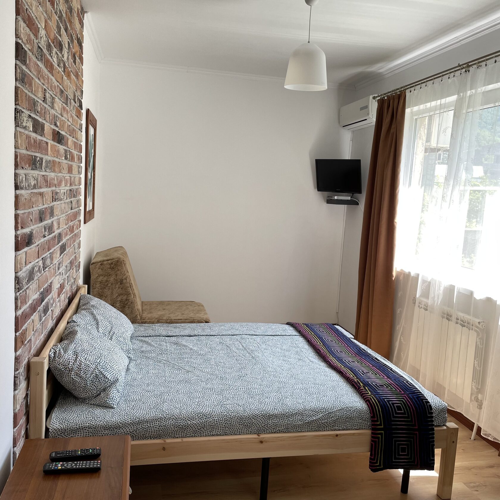 Двухместный номер с 1 кроватью и видом на горы