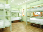 Кровать в общем номере для мужчин в ХотелХот Белорусский вокзал