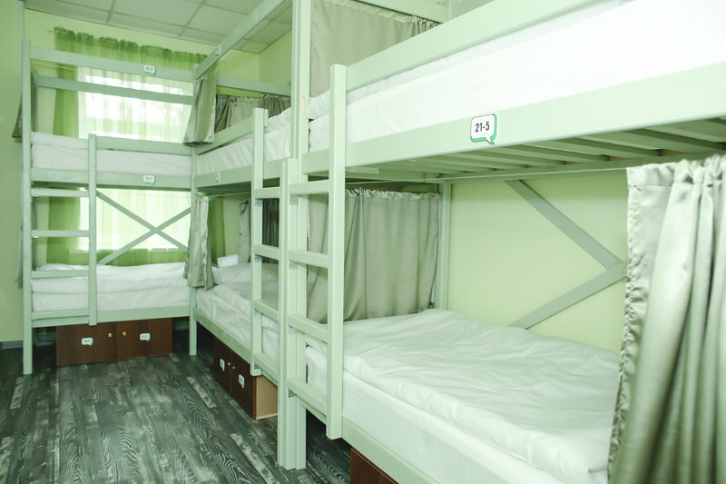 Кровать в общем номере для мужчин