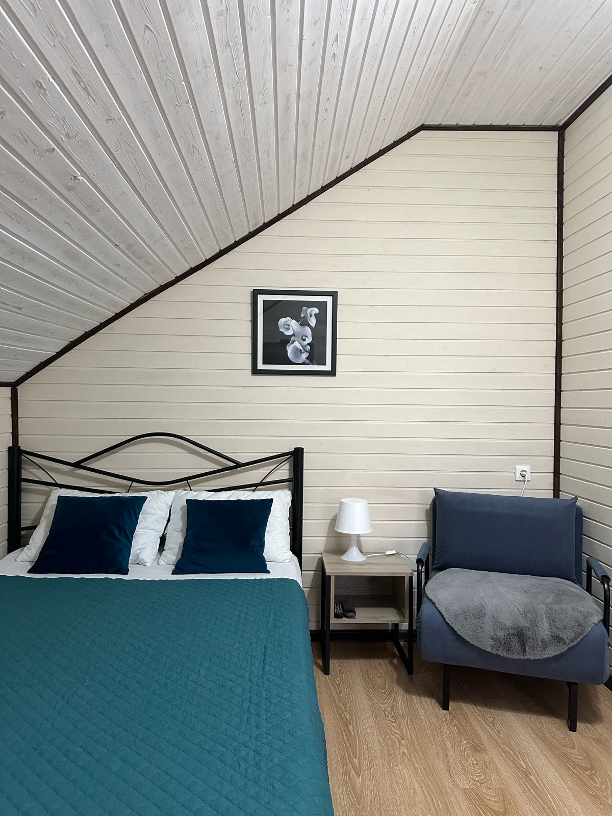 Двухместный номер с 1 кроватью и балконом