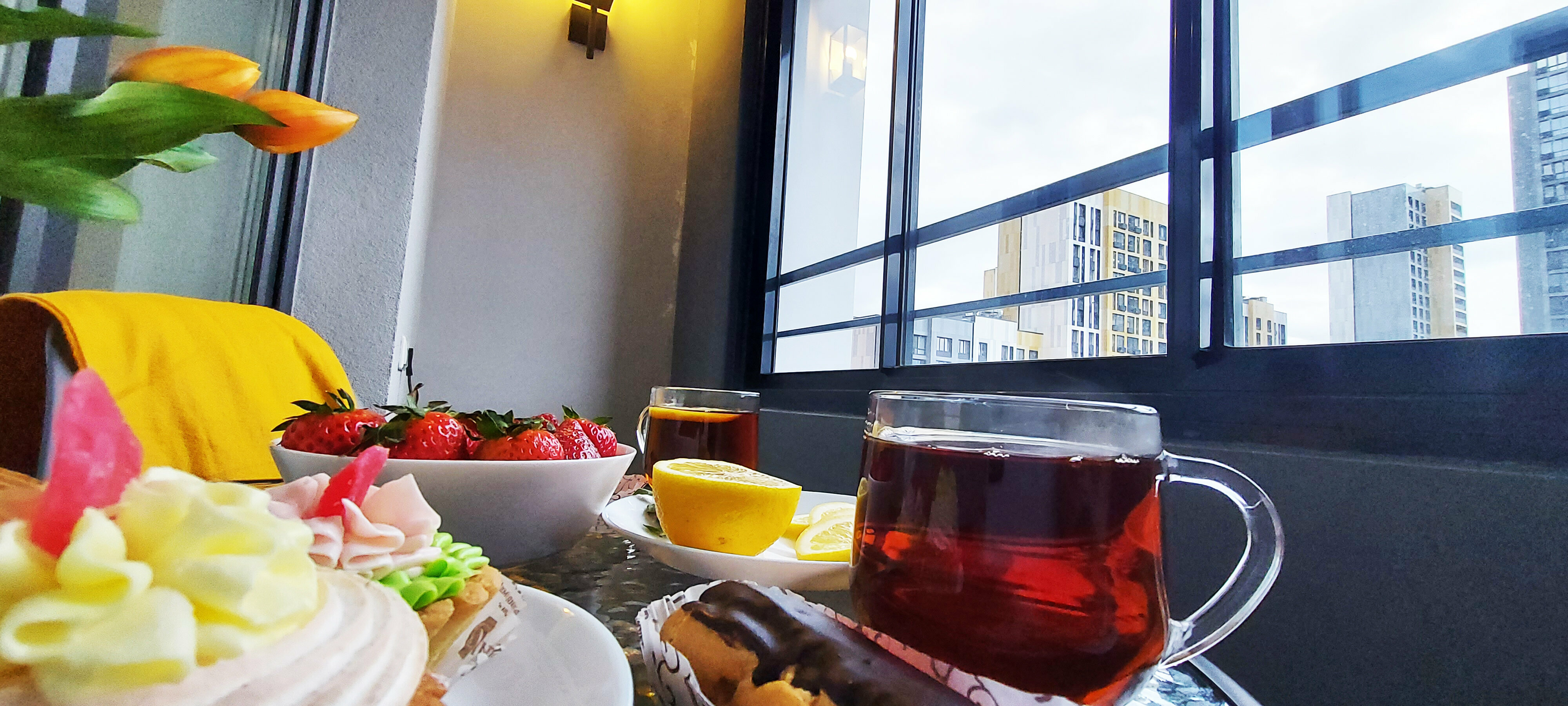 Люкс с кроватью размера «king-size» и балконом