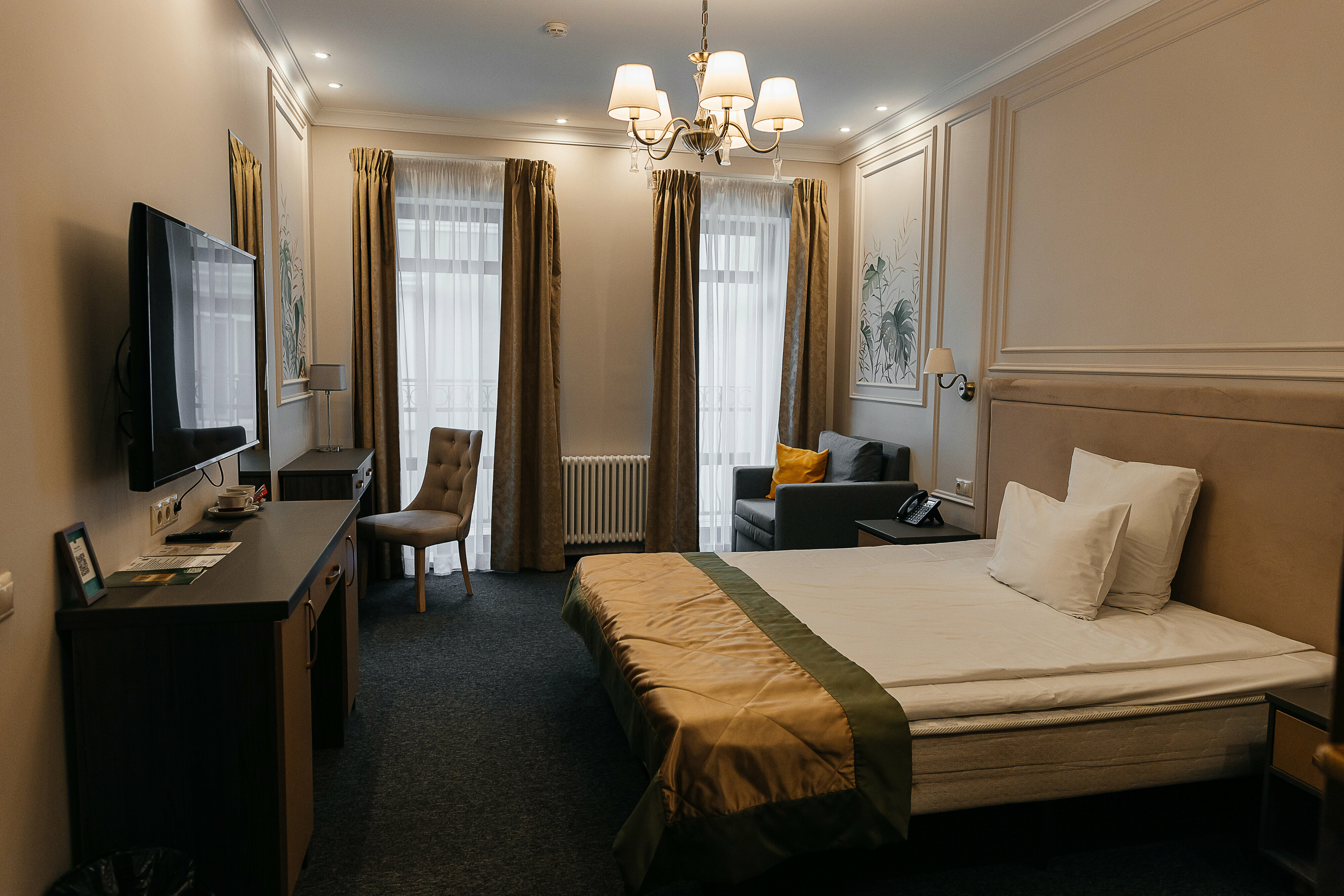 Стандартный двухместный номер с 1 кроватью или 2 отдельными кроватями