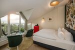 Двухместный номер «Делюкс» с 1 двуспальной кроватью (Sea Side) в Strandhotel Heringsdorf