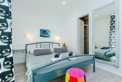 Двухместный номер с 1 двуспальной кроватью, балкон, вид на море (3) в Guest House Nikolina