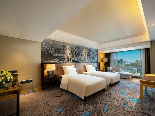 Двухместный номер «Делюкс» с 2 односпальными кроватями в Universal Hotel Urumqi