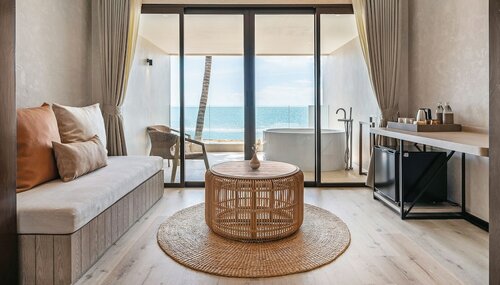 Deluxe Beachfront Twin Room в Vala Hua Hin - Nu Chapter Hotels