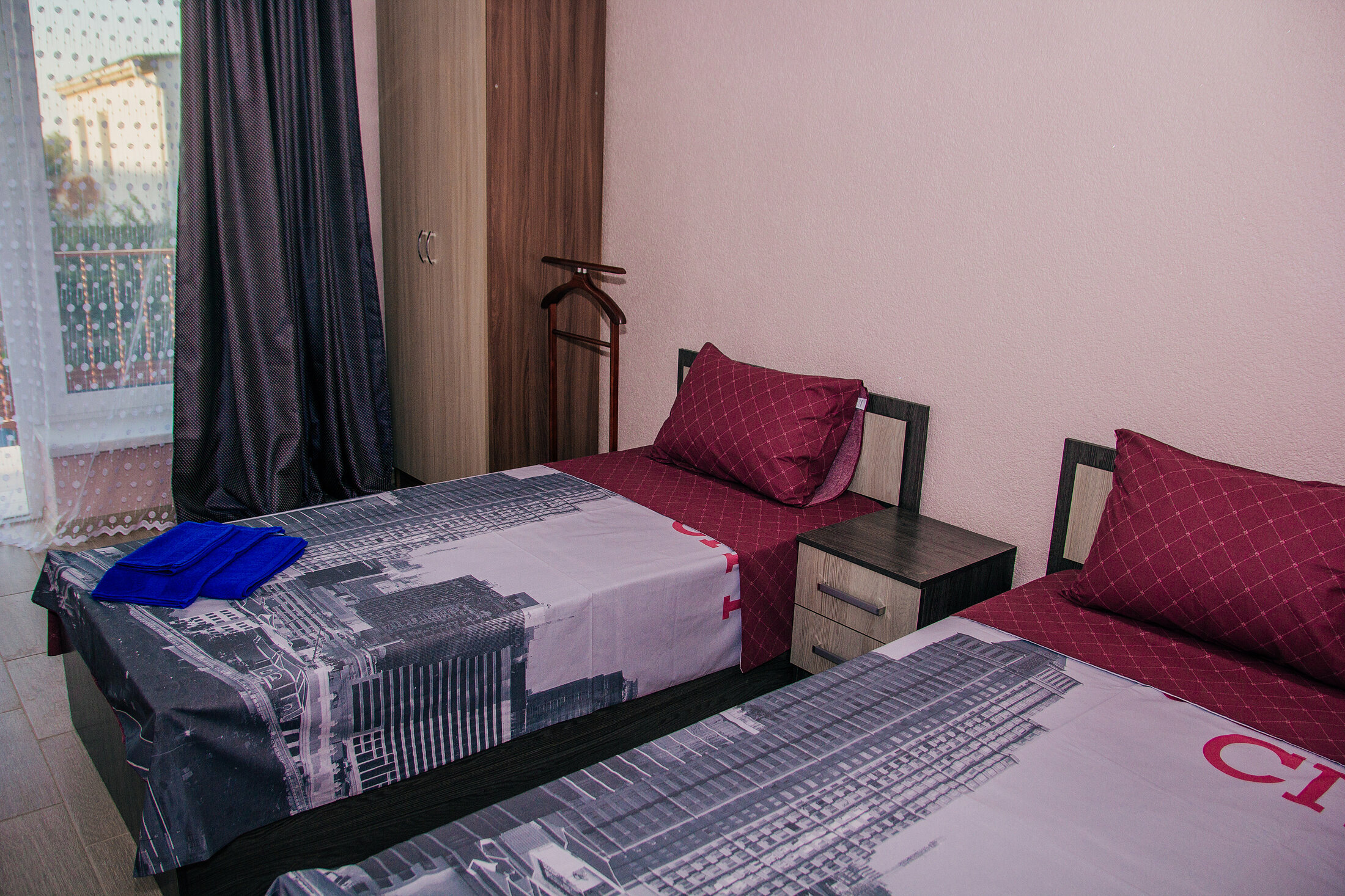 Двухместный номер с 2 двуспальными кроватями