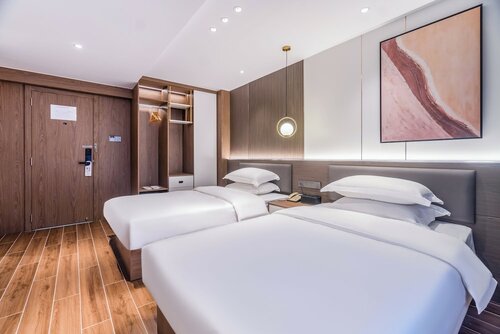 Стандартный двухместный номер с 2 односпальными кроватями в Ruifeng Hotel Railway Station Store