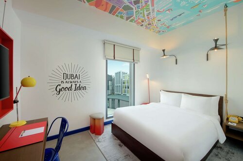 Номер, 1 двуспальная кровать «Кинг-сайз» в Hampton by Hilton Dubai Al Seef