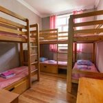 Кровать в 6-местном общем женском номере в Хостел Турали