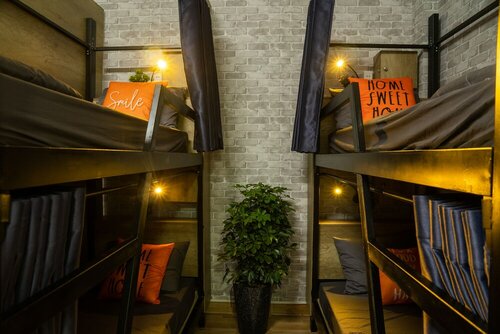 Общее спальное помещение базового типа, общий смешанный номер в S Phuot Da Nang Hostel