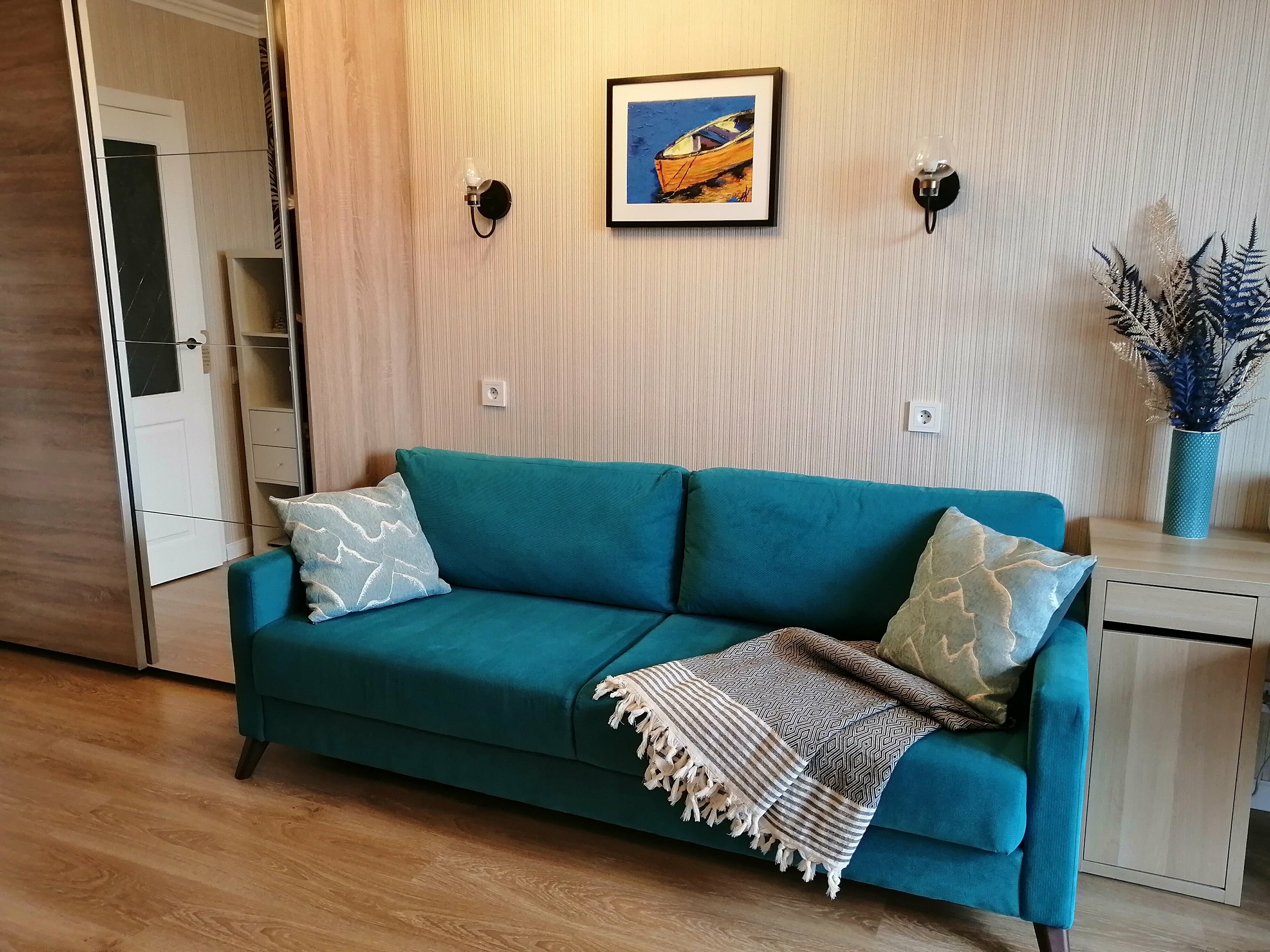 Двухместный номер Делюкс с 1 кроватью и балконом