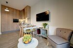Апартаменты «Комфорт», 1 спальня, балкон, вид на внутренний двор в Live & Travel Apartments