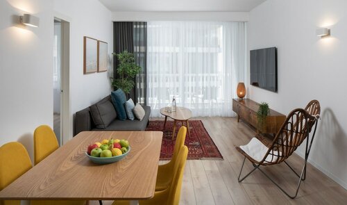 Семейные апартаменты, 2 спальни, вид на город в Sea Executive Suites