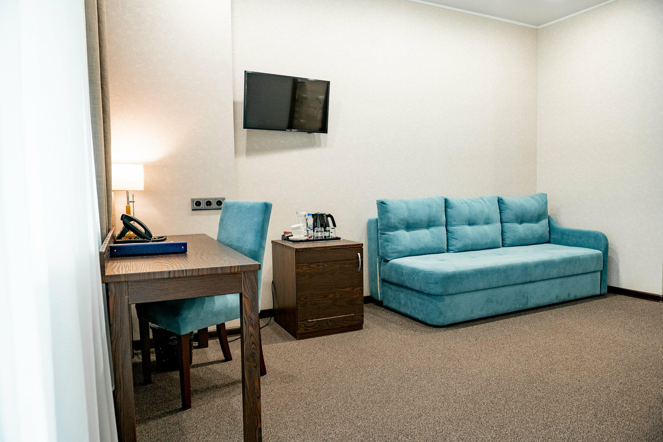 Улучшенный двухместный номер с 1 кроватью или 2 отдельными кроватями, вид на город