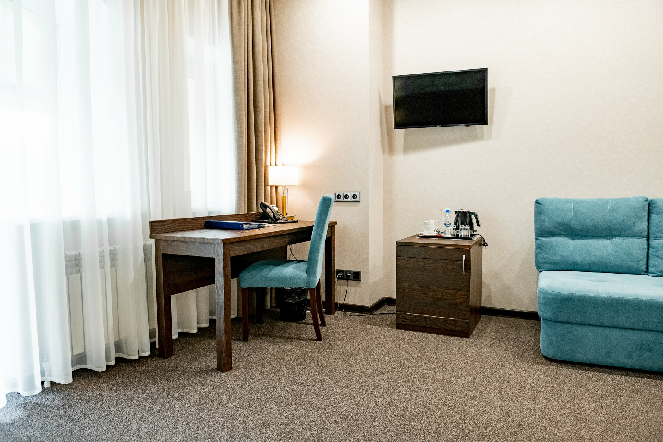 Улучшенный двухместный номер с 1 кроватью или 2 отдельными кроватями, вид на город