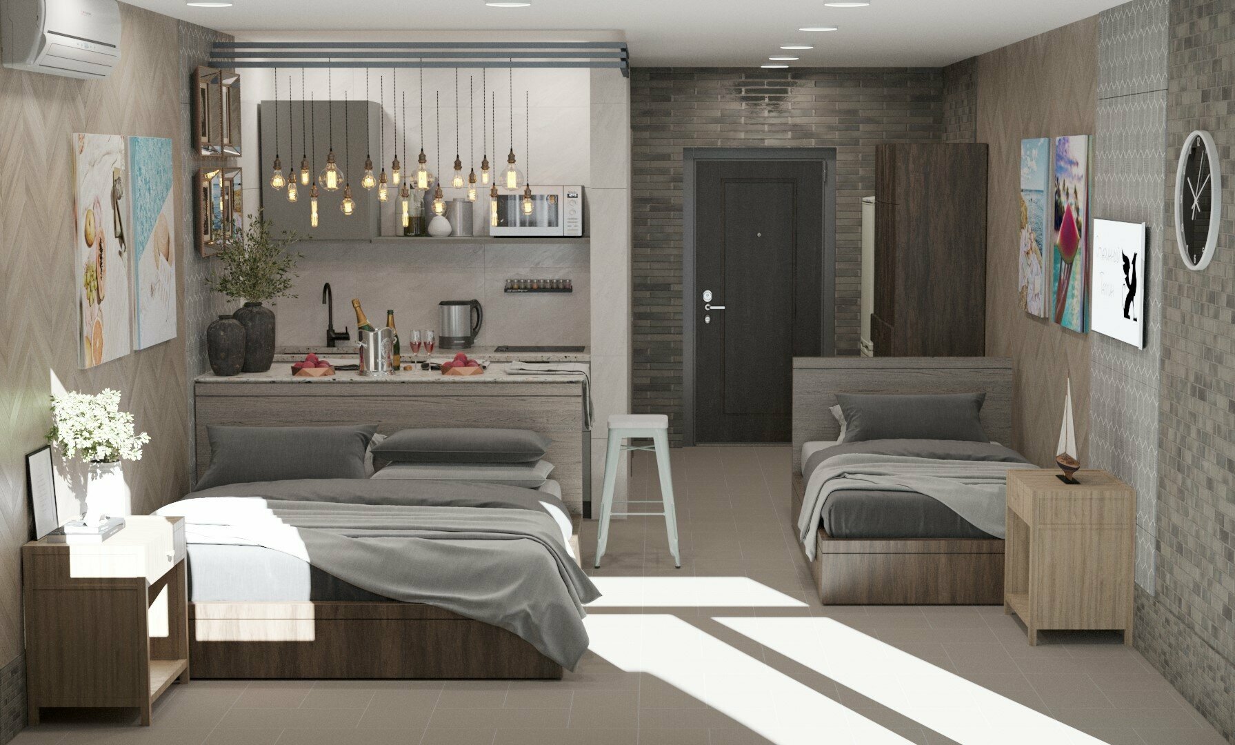 Апартаменты с видом на море