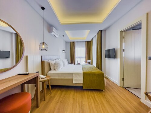 Двухместный номер с 1 двуспальной кроватью в Dedeoglu Hotel