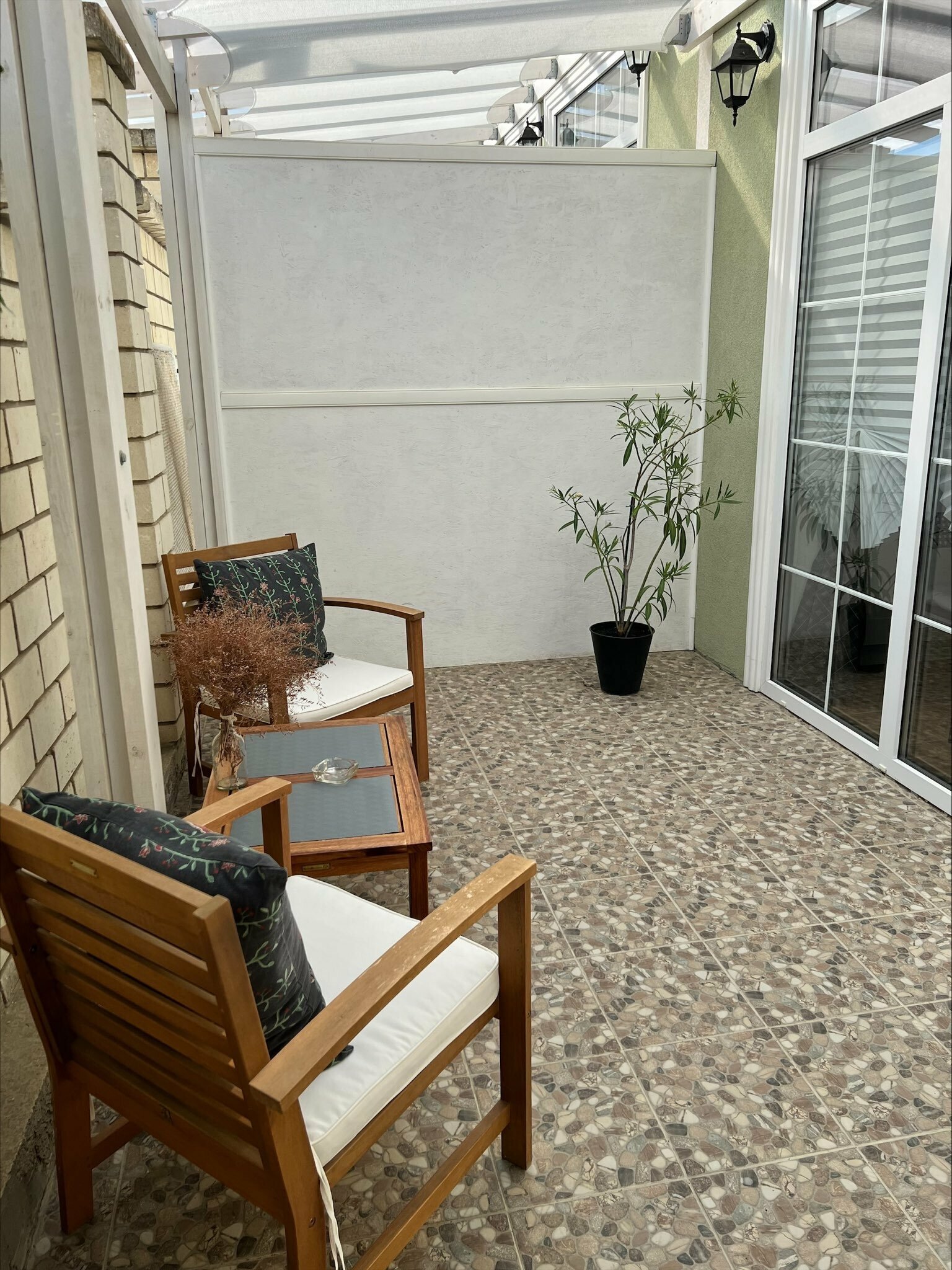 Двухместный номер с 1 кроватью и террасой