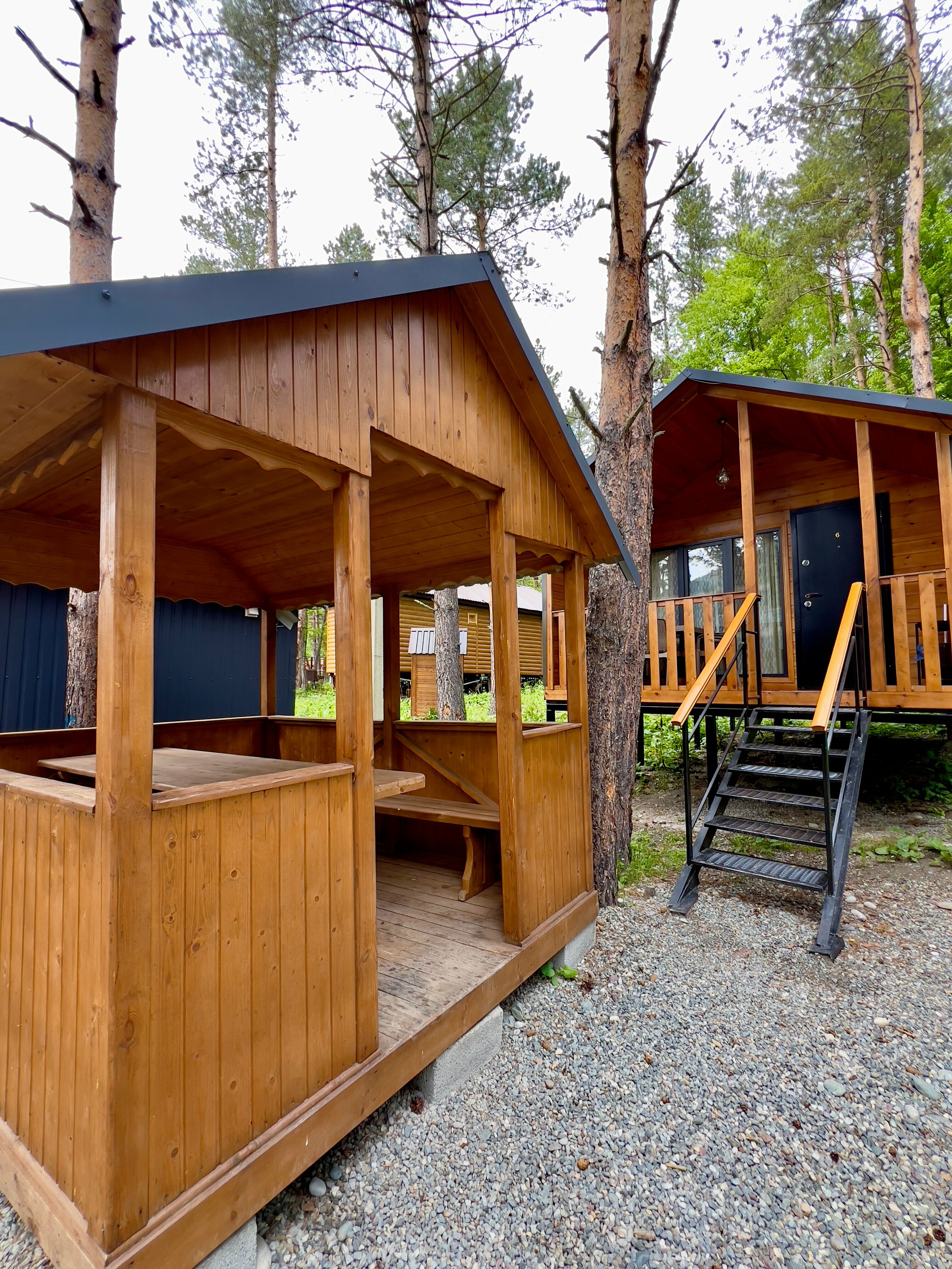 Двухместный номер с 1 кроватью и террасой