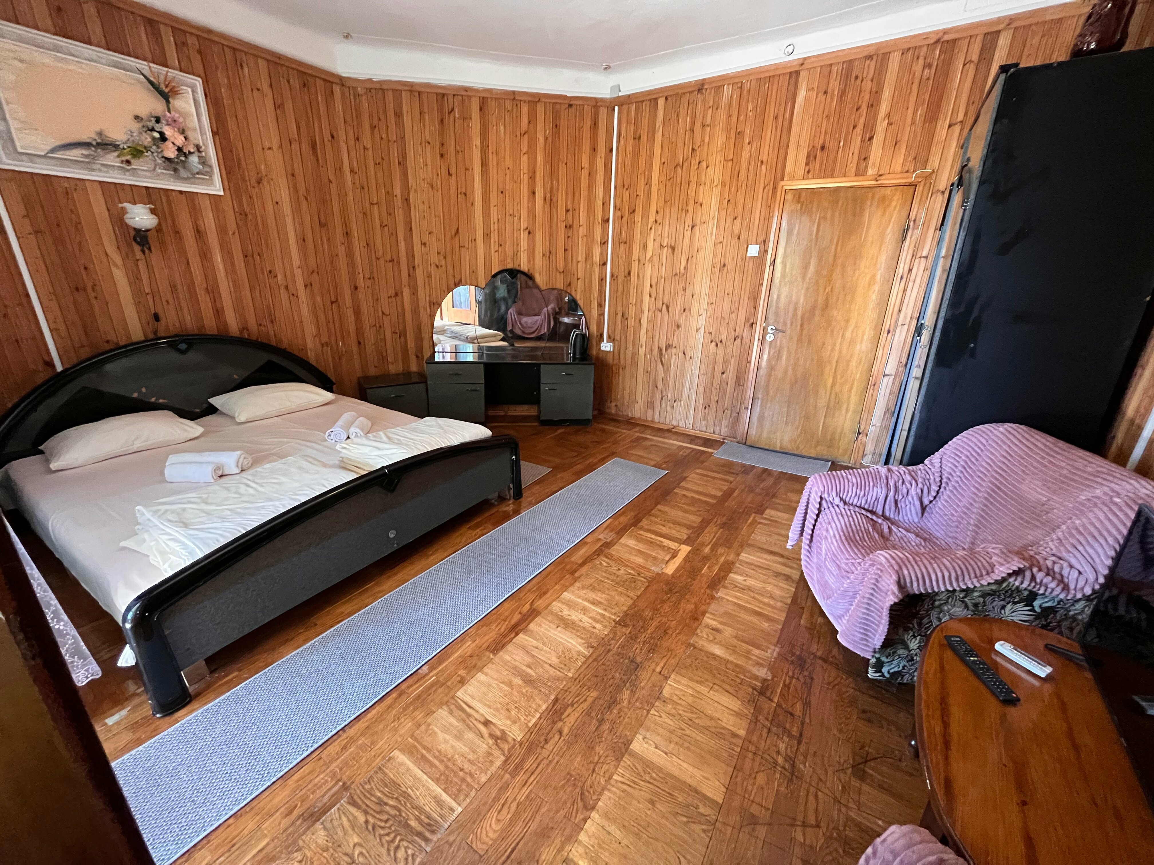 Двухместный номер с 1 кроватью и террасой