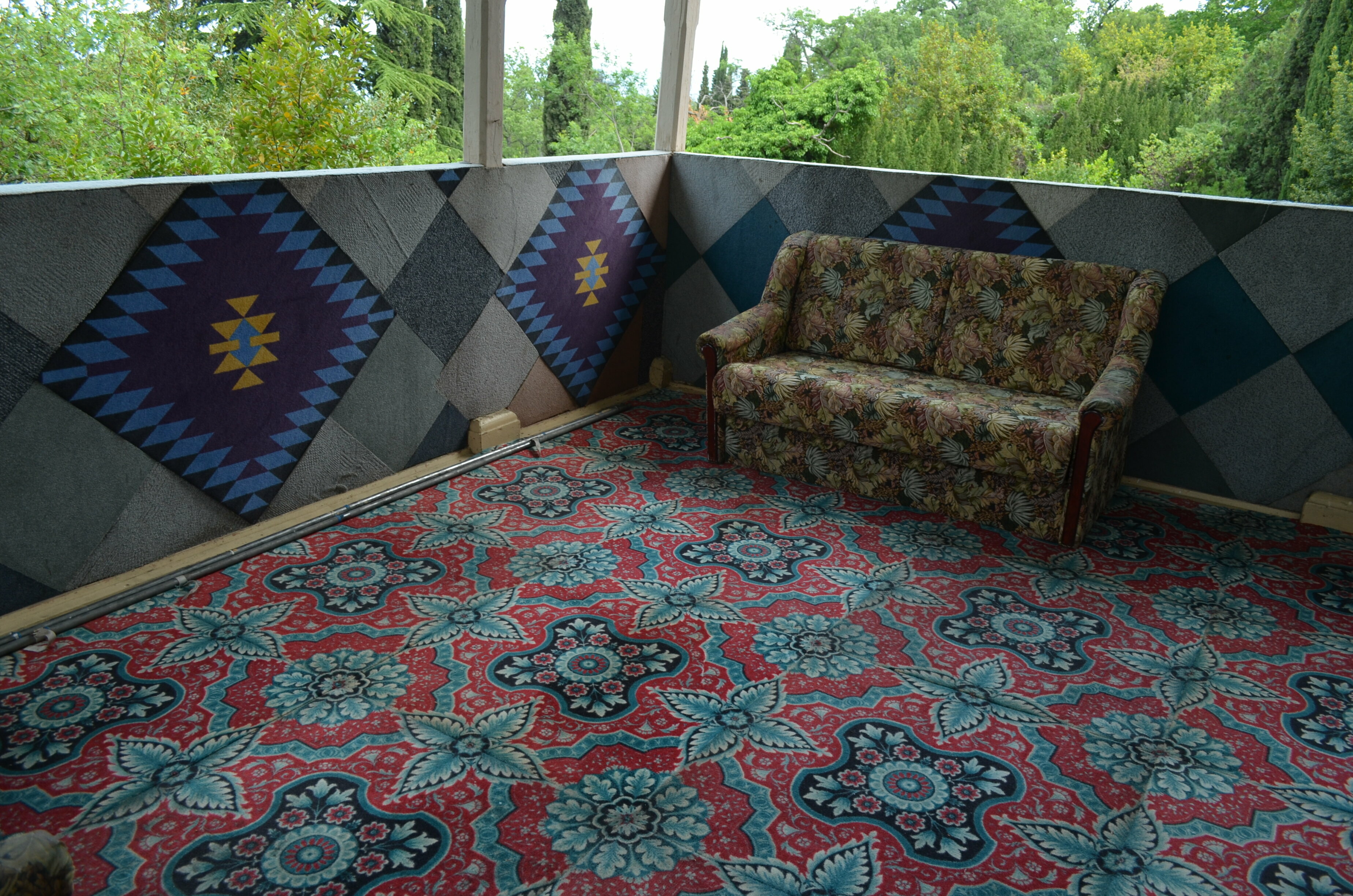 Двухместный номер с 1 кроватью и террасой