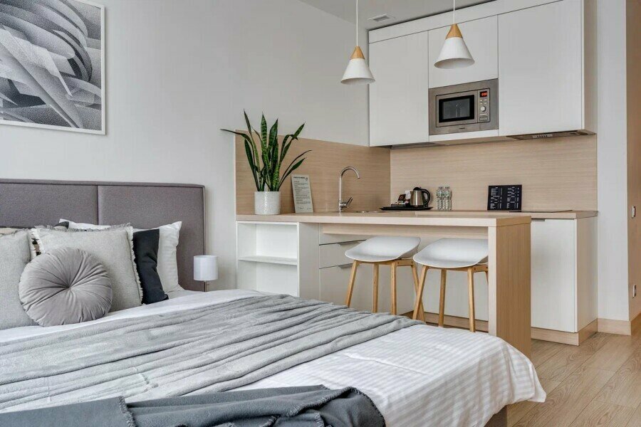 Трехместный номер «Комфорт» с душем