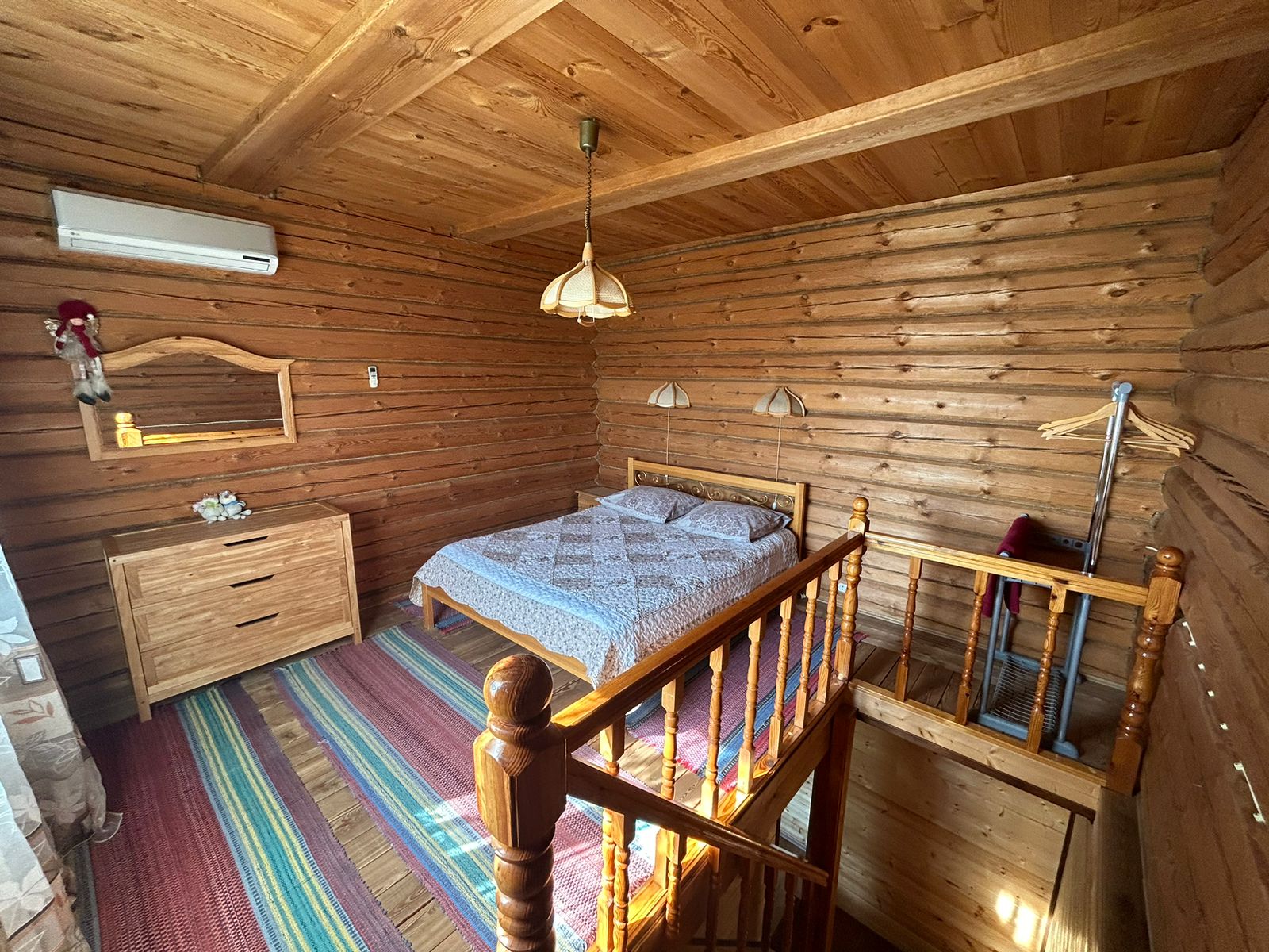 Семейный номер с видом на сад