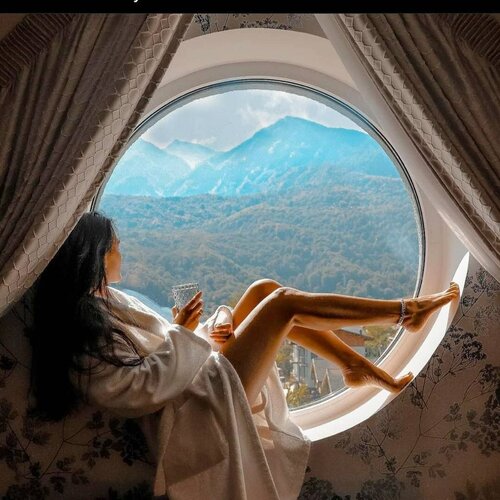 Супериор в мансарде с видом на горы в Hills Polyana Hotel & SPA