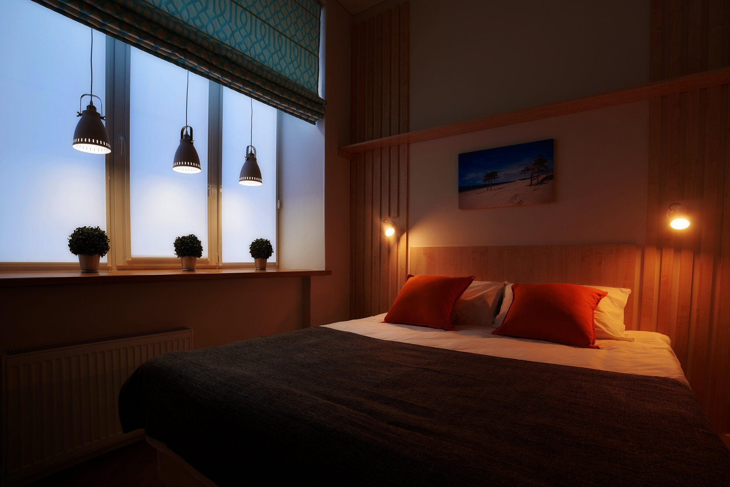 Улучшенный номер с кроватью размера «king-size» или 2 отдельными кроватями