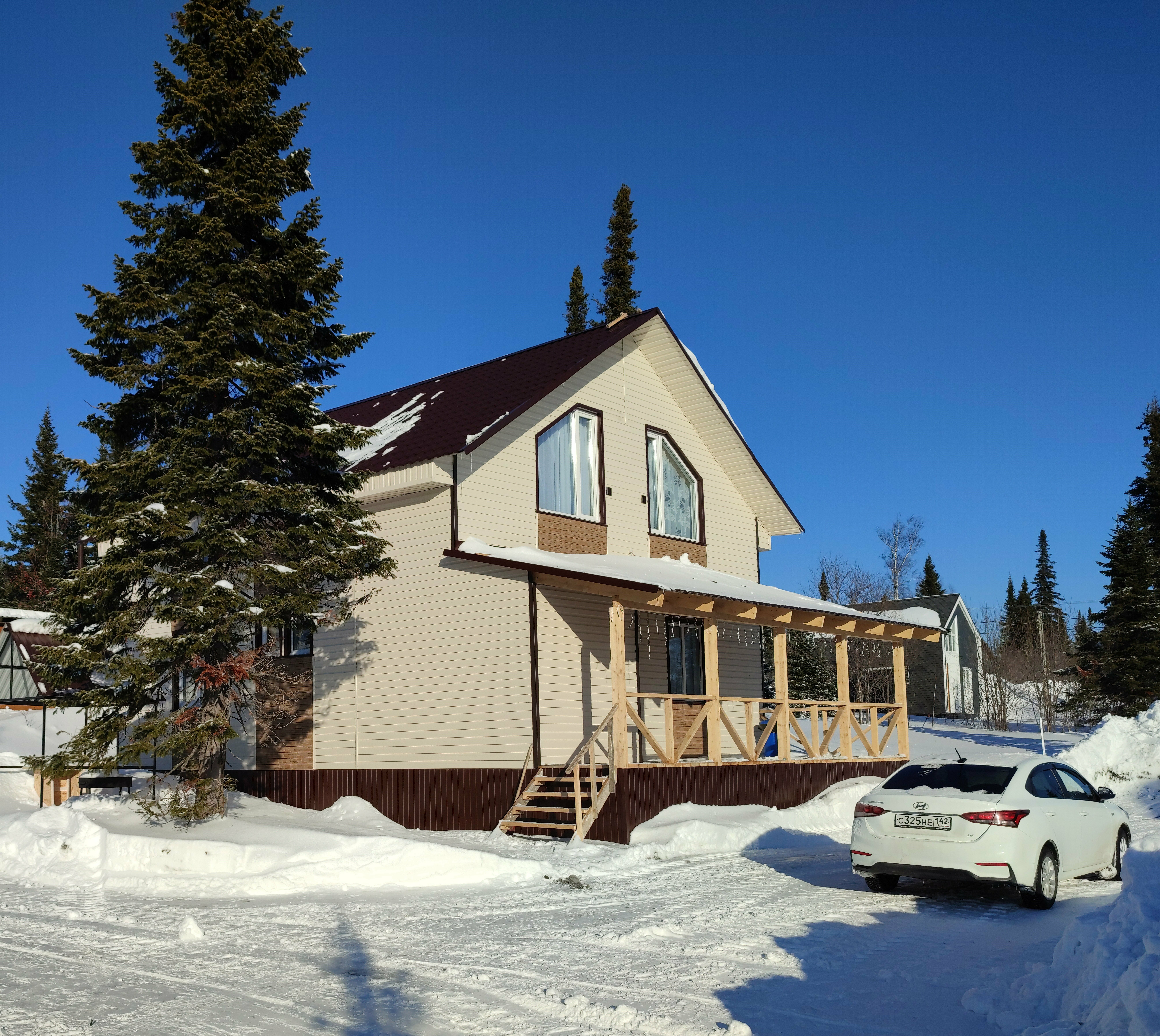 Коттедж с видом на горы