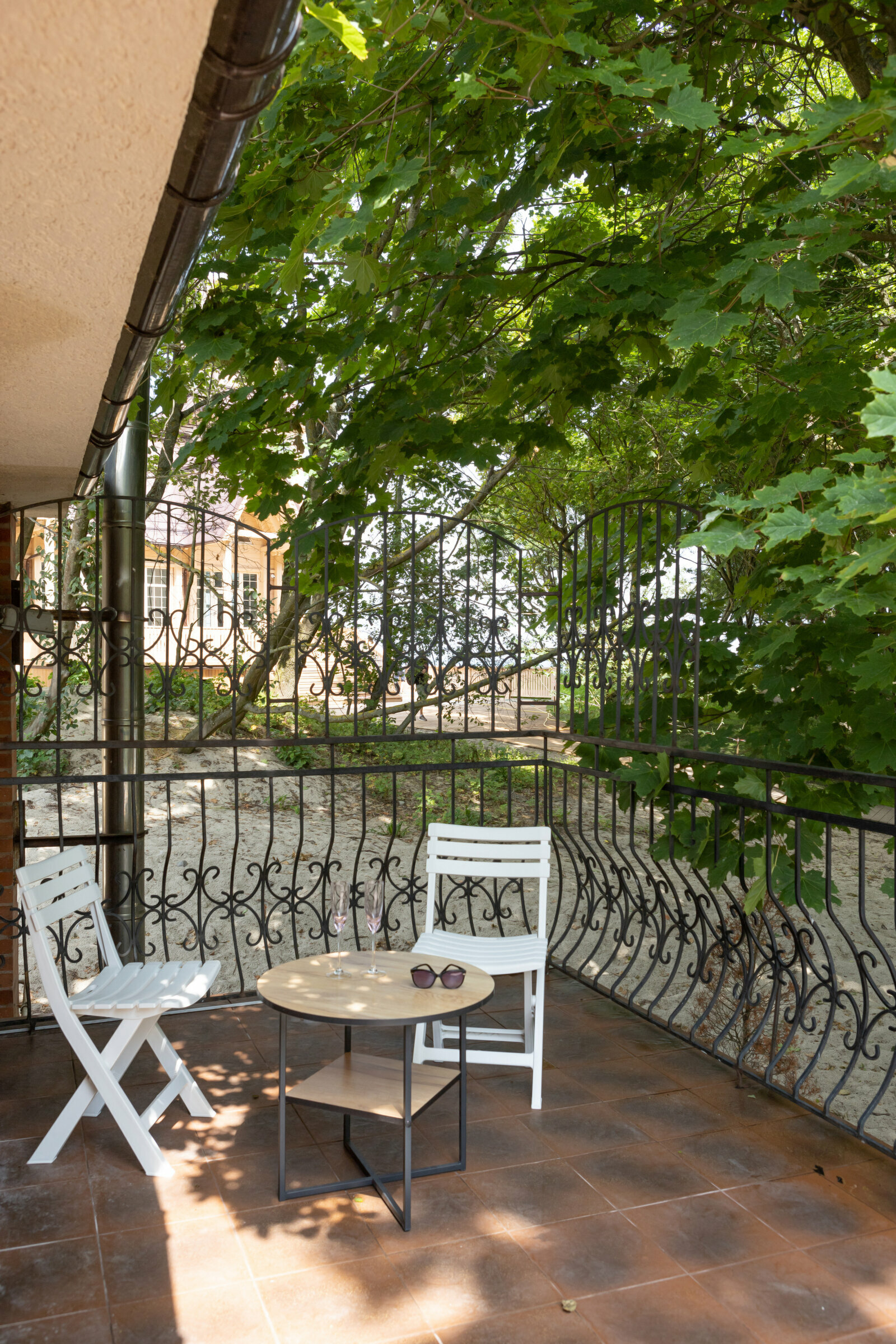 Двухместный номер с 1 кроватью и террасой