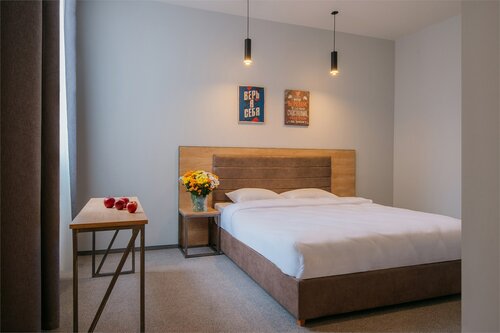 Deluxe Suite Double (Делюкс с одной двухспальной кроватью и раскладывающимся диваном) в Turris Hotel Lubyansky