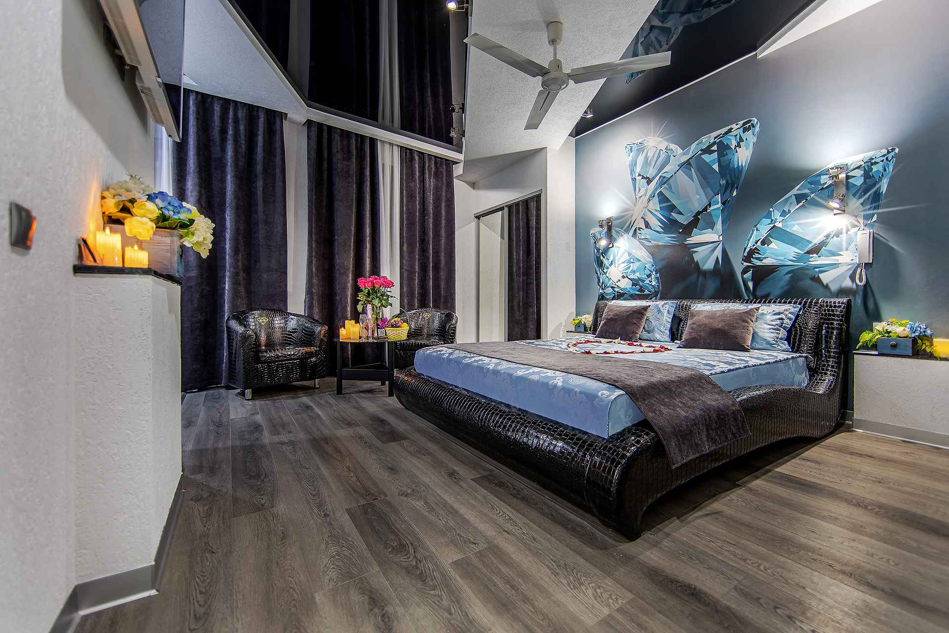 Двухместный номер с 1 кроватью с ванной (только для взрослых)