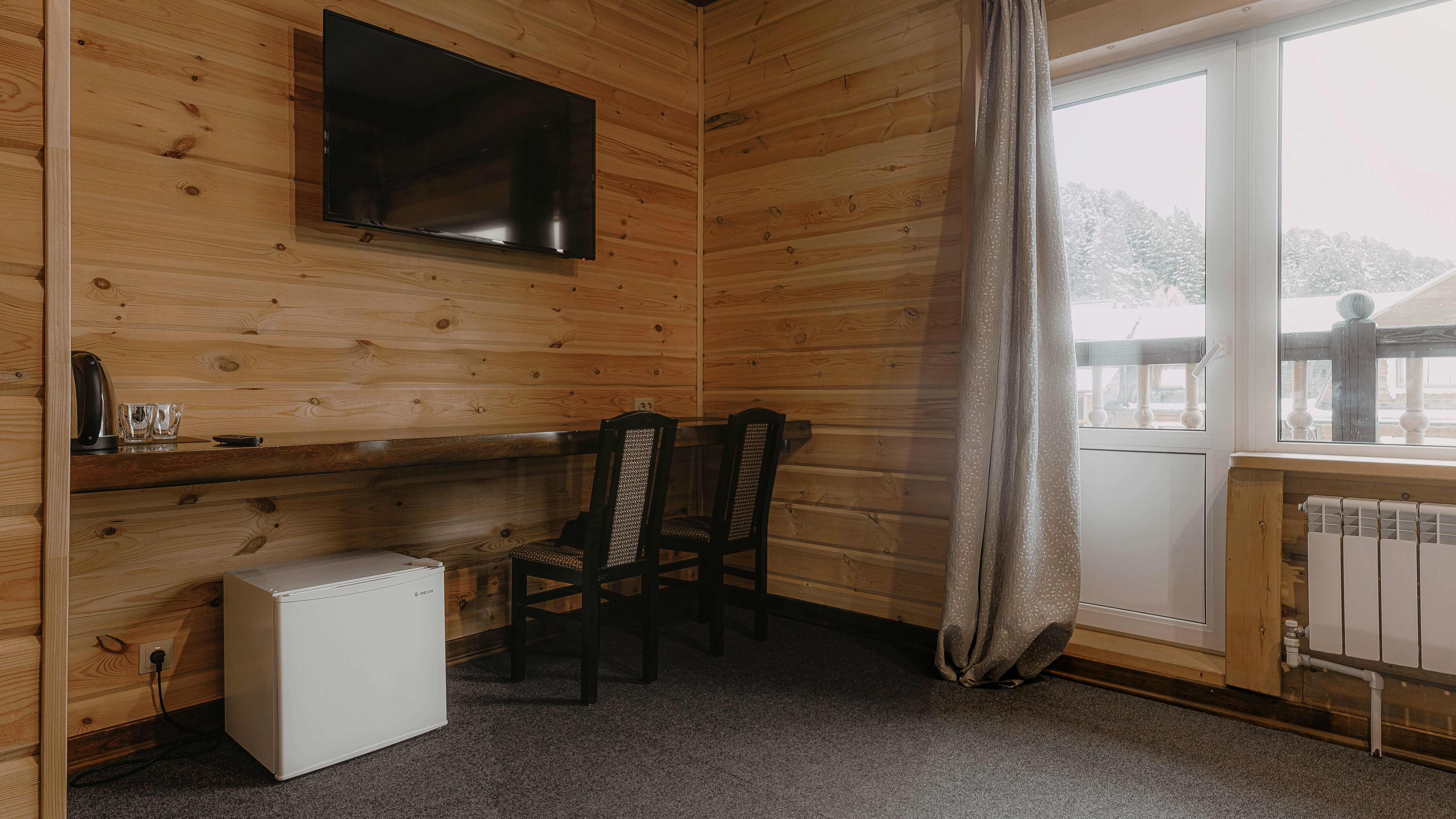 Трехместный номер с балконом