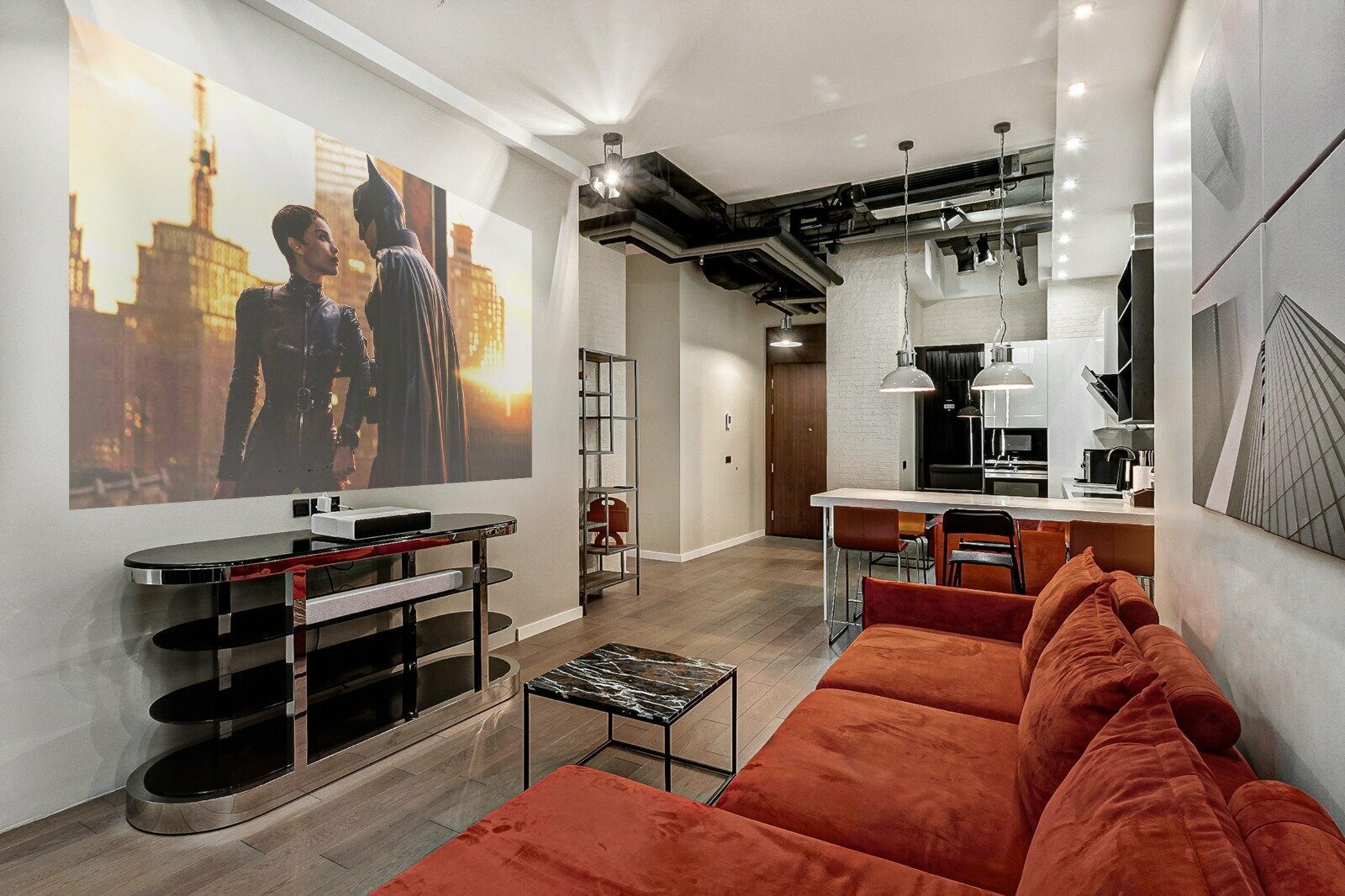 Terra Suite - бизнес апартаменты с одной спальней на невысоком этаже в башне "Нева"