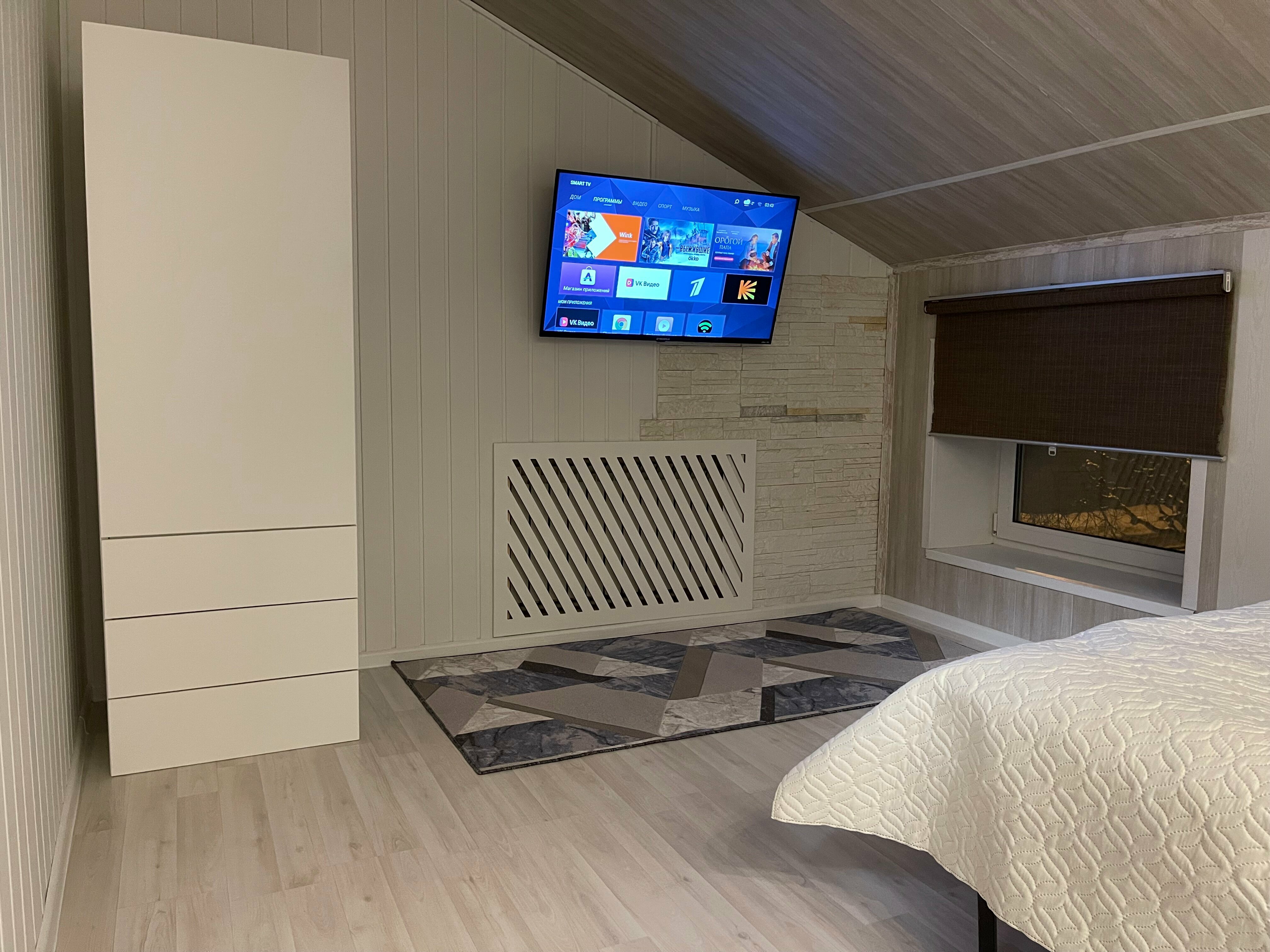 Двухместный номер с 1 кроватью и общей ванной комнатой