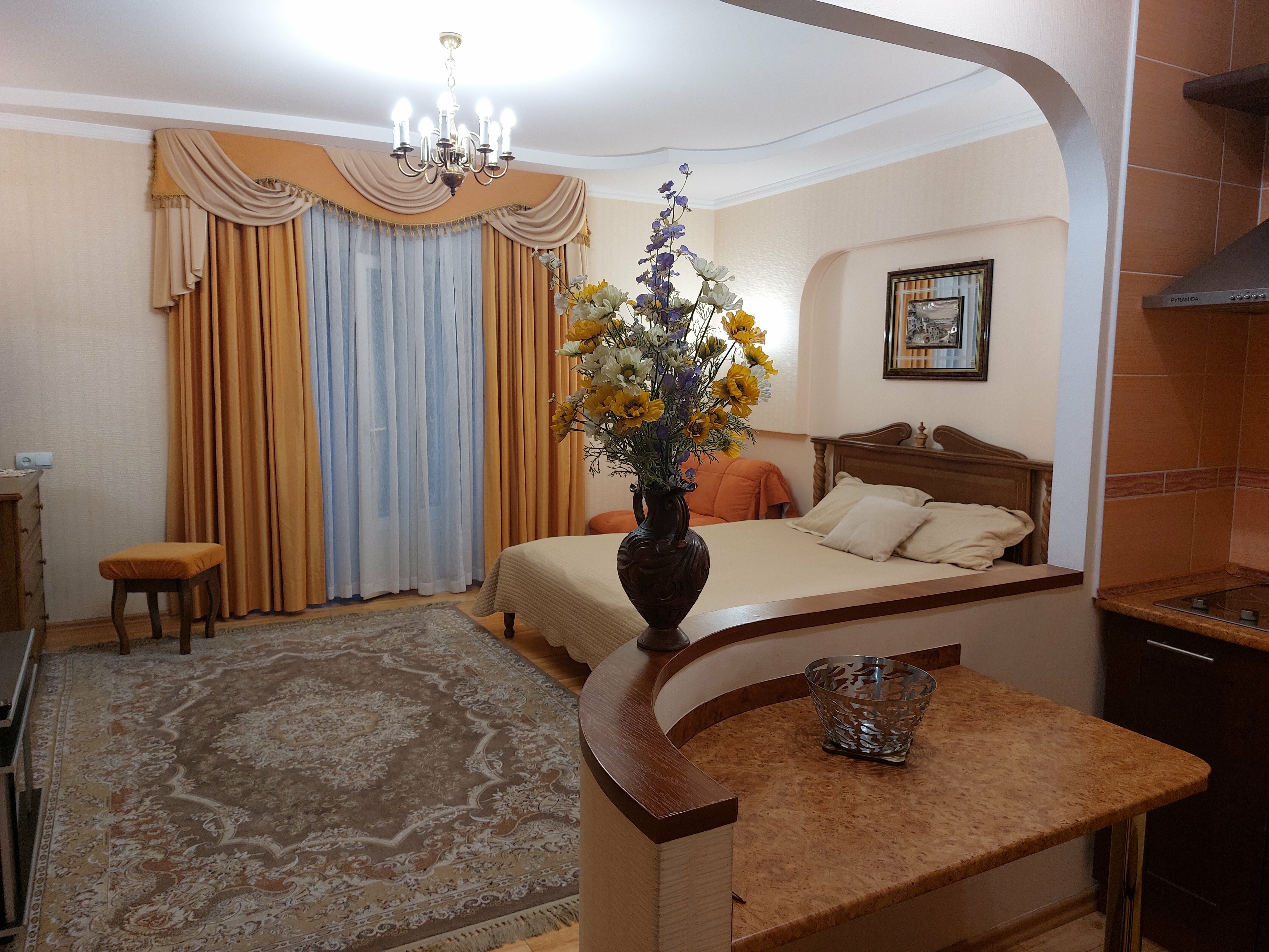 Двухместный номер с 1 кроватью и балконом