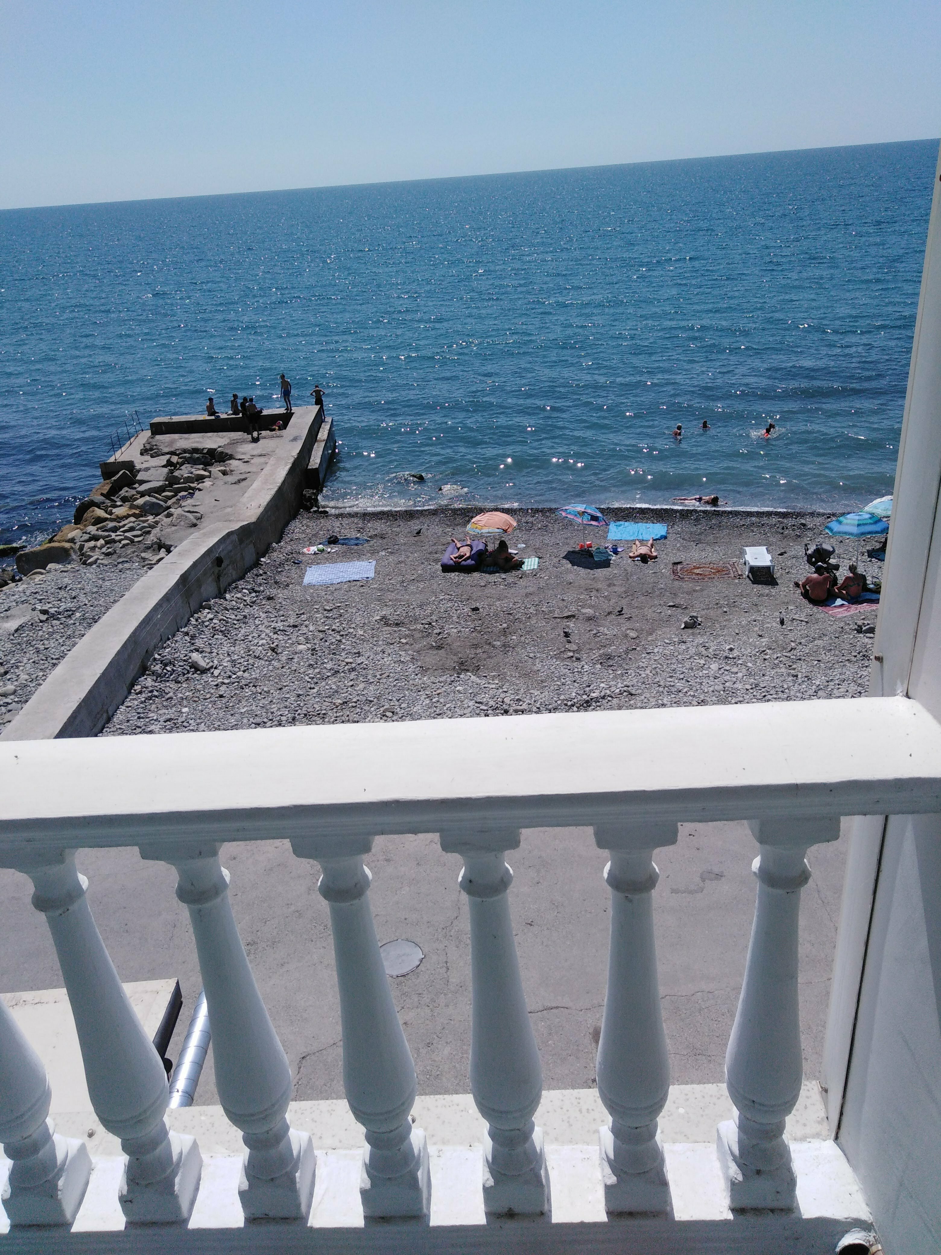 Двухместный номер Делюкс с 1 кроватью и балконом, вид на море