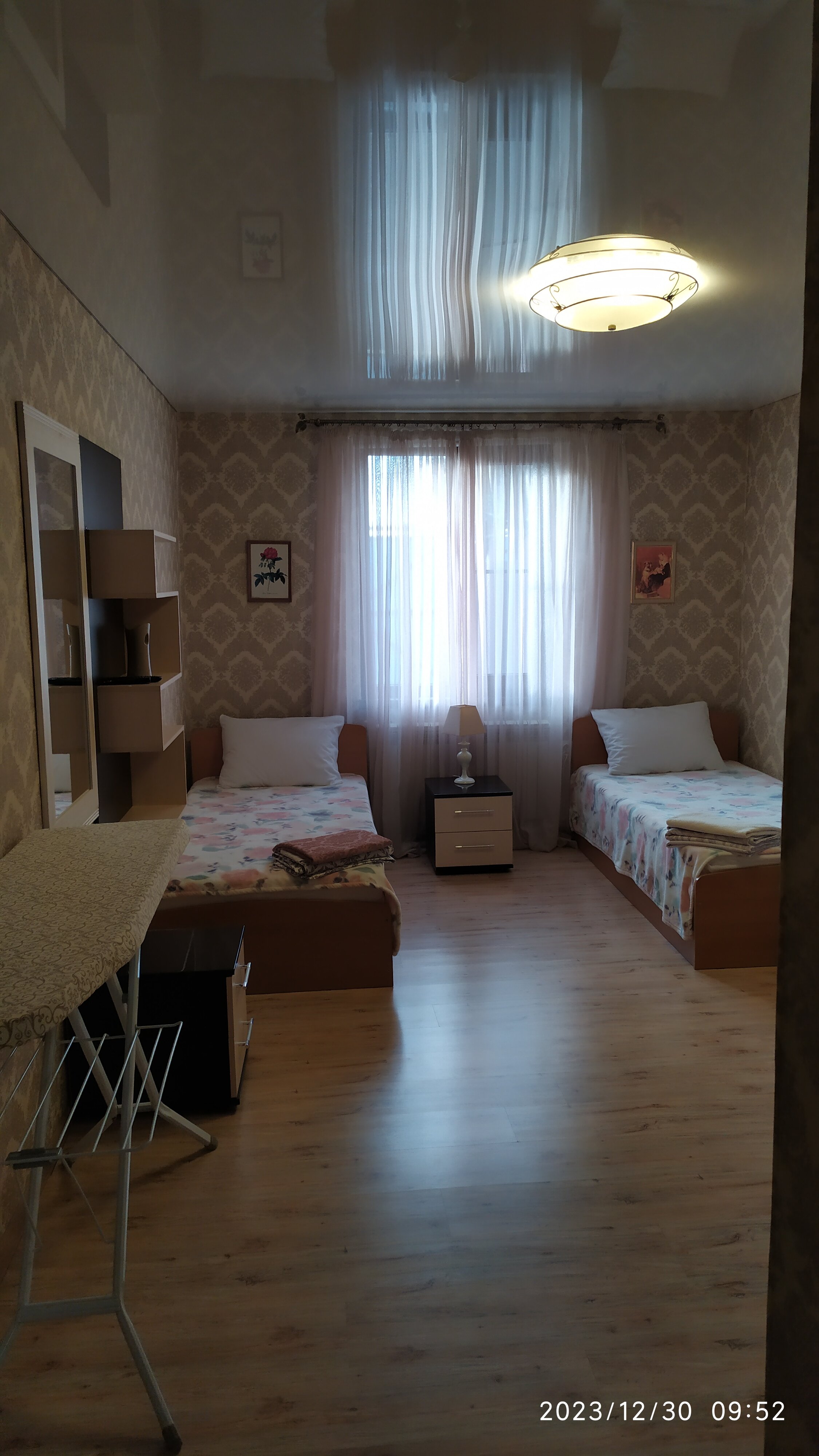 Четырехместный номер с видом на сад