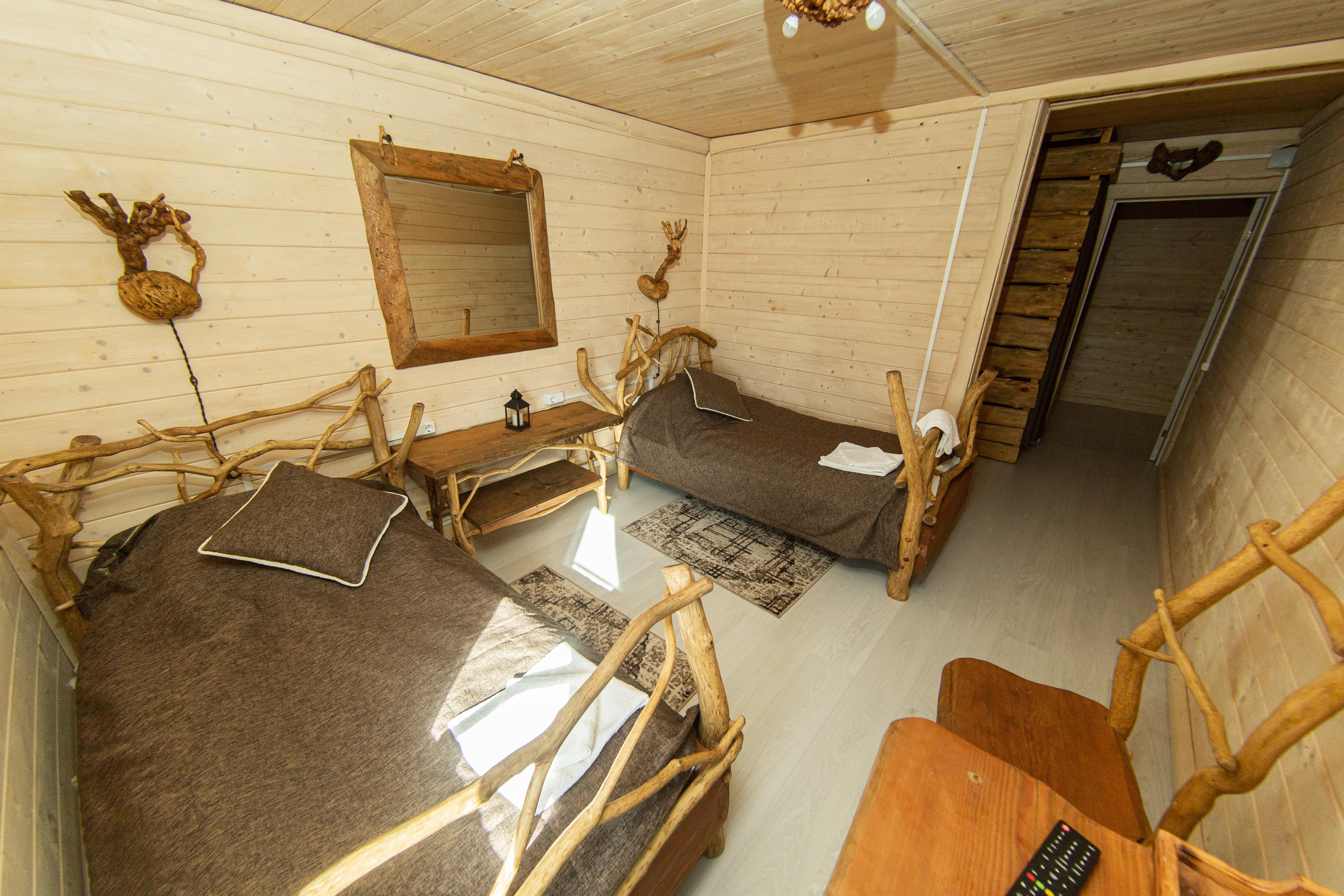 Двухместный номер с 2 отдельными кроватями, вид на озеро