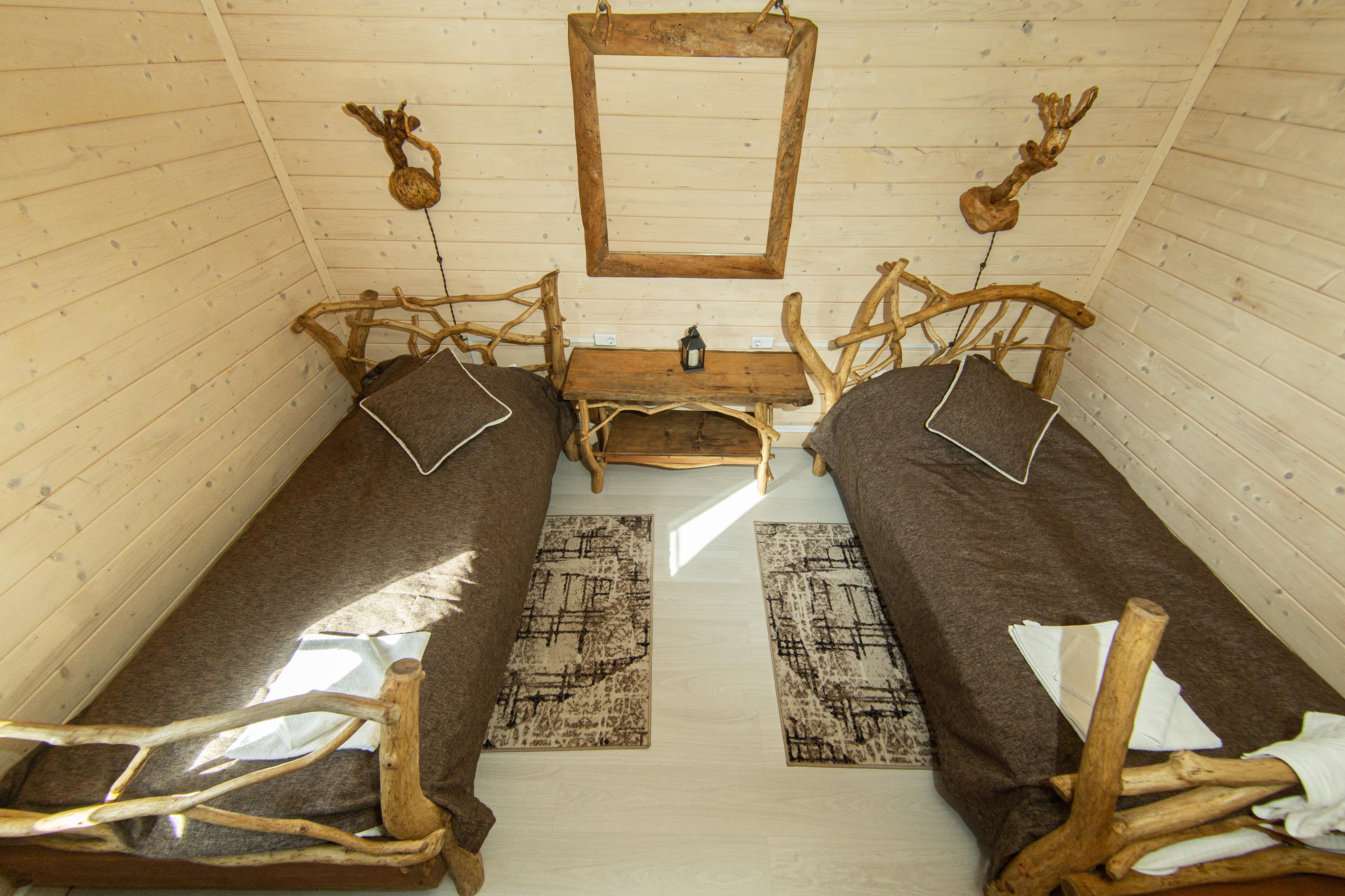 Двухместный номер с 2 отдельными кроватями, вид на озеро