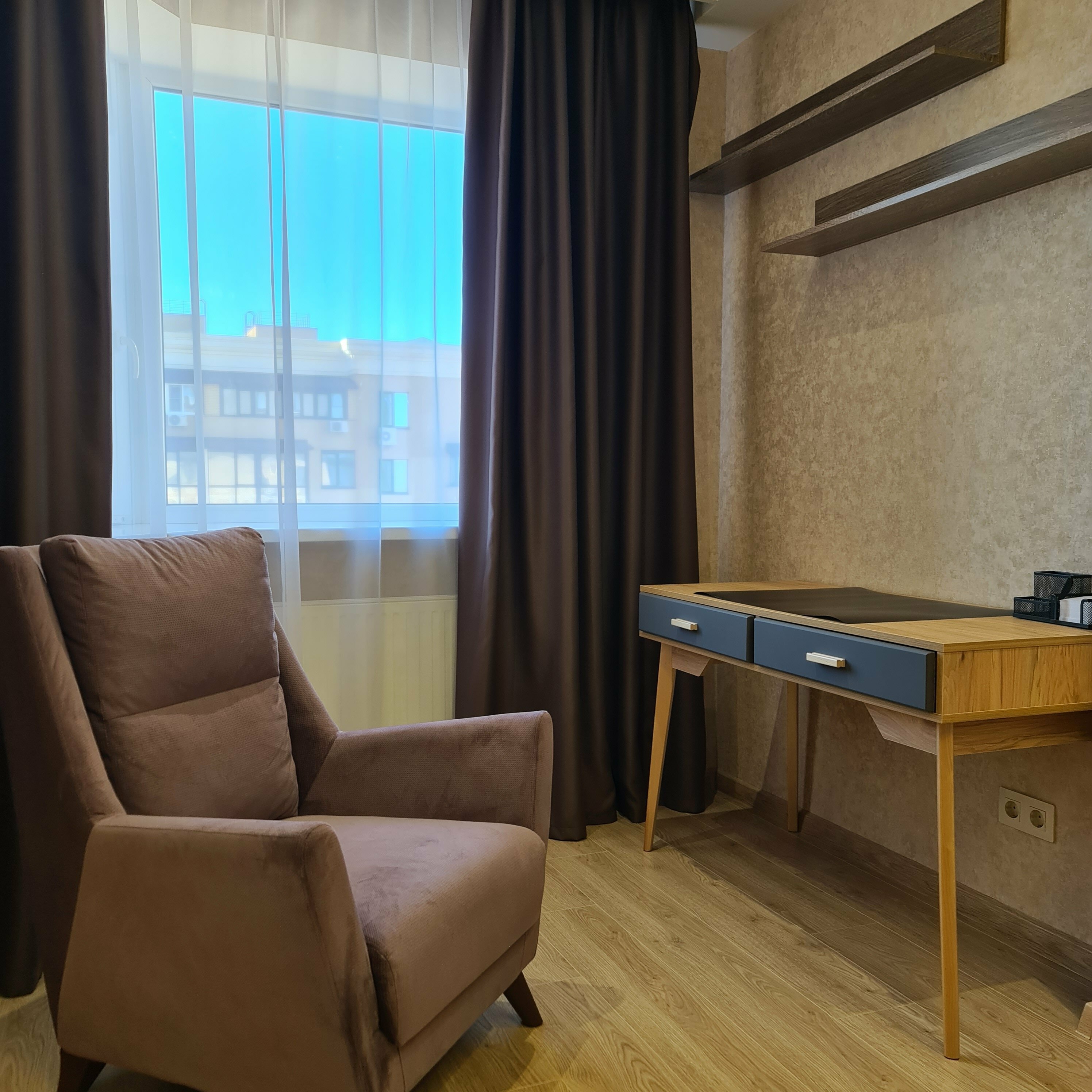 Апартаменты на 17 этаже с видом на город