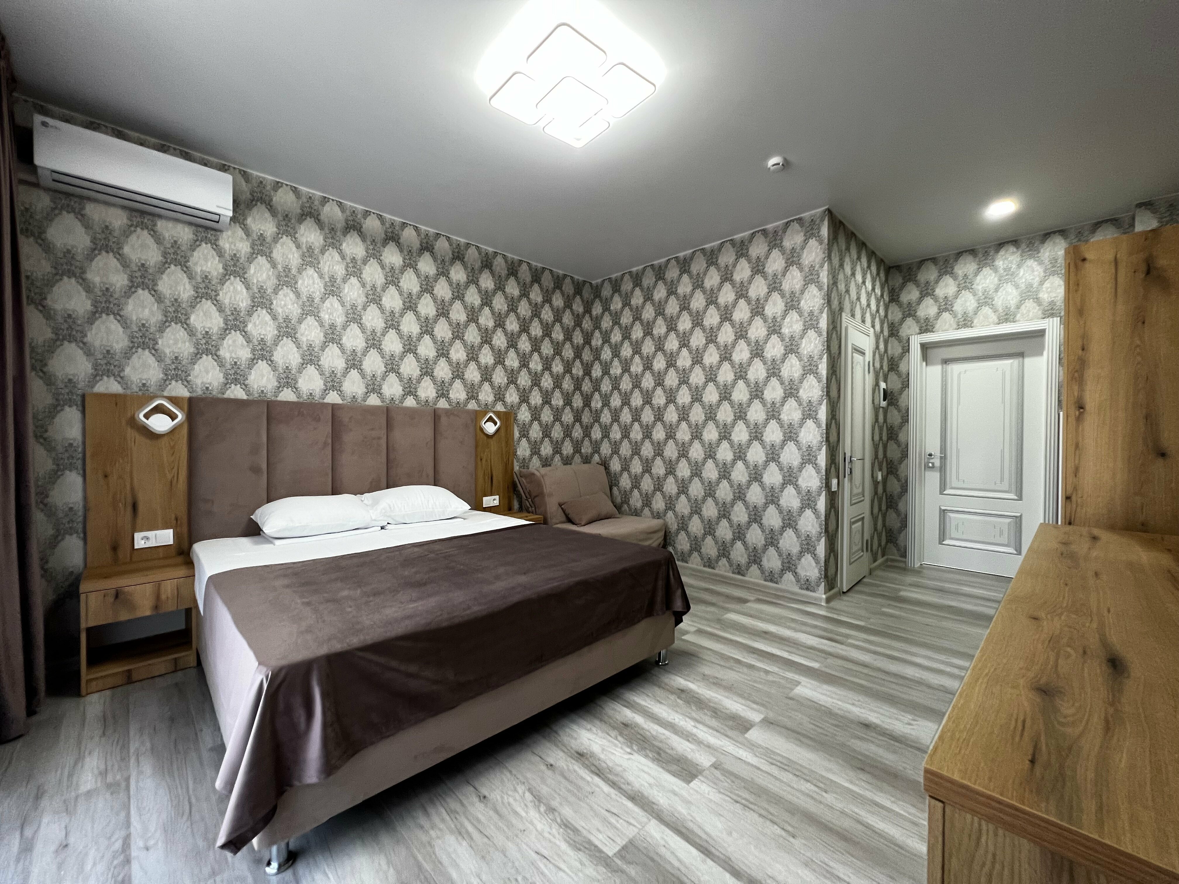 Двухместный номер с 1 кроватью и балконом