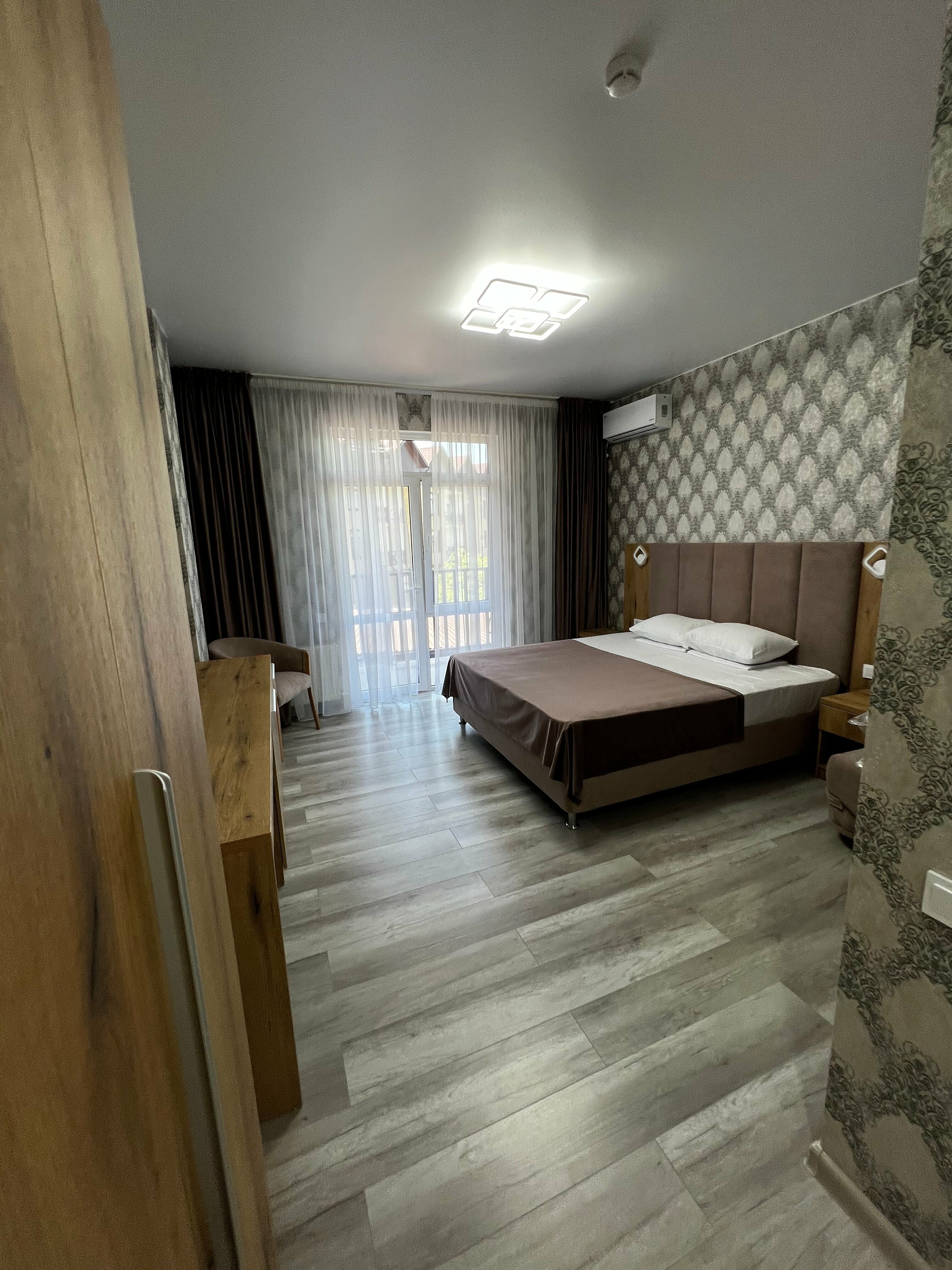 Двухместный номер с 1 кроватью и балконом