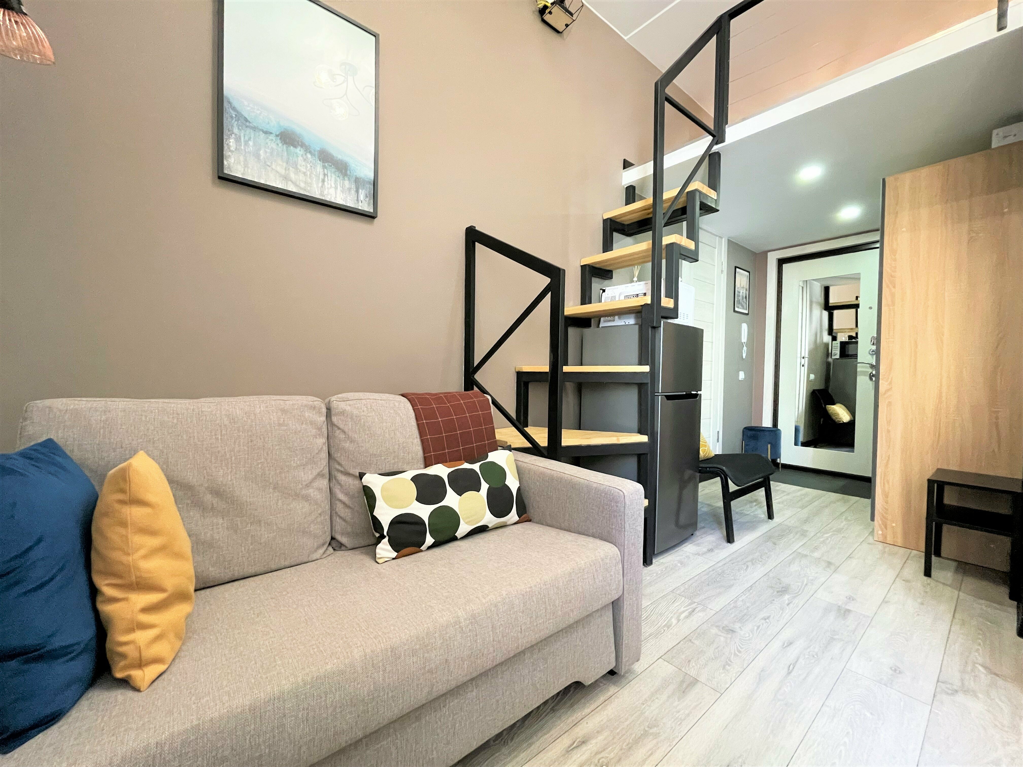 Двухуровневый номер-студия