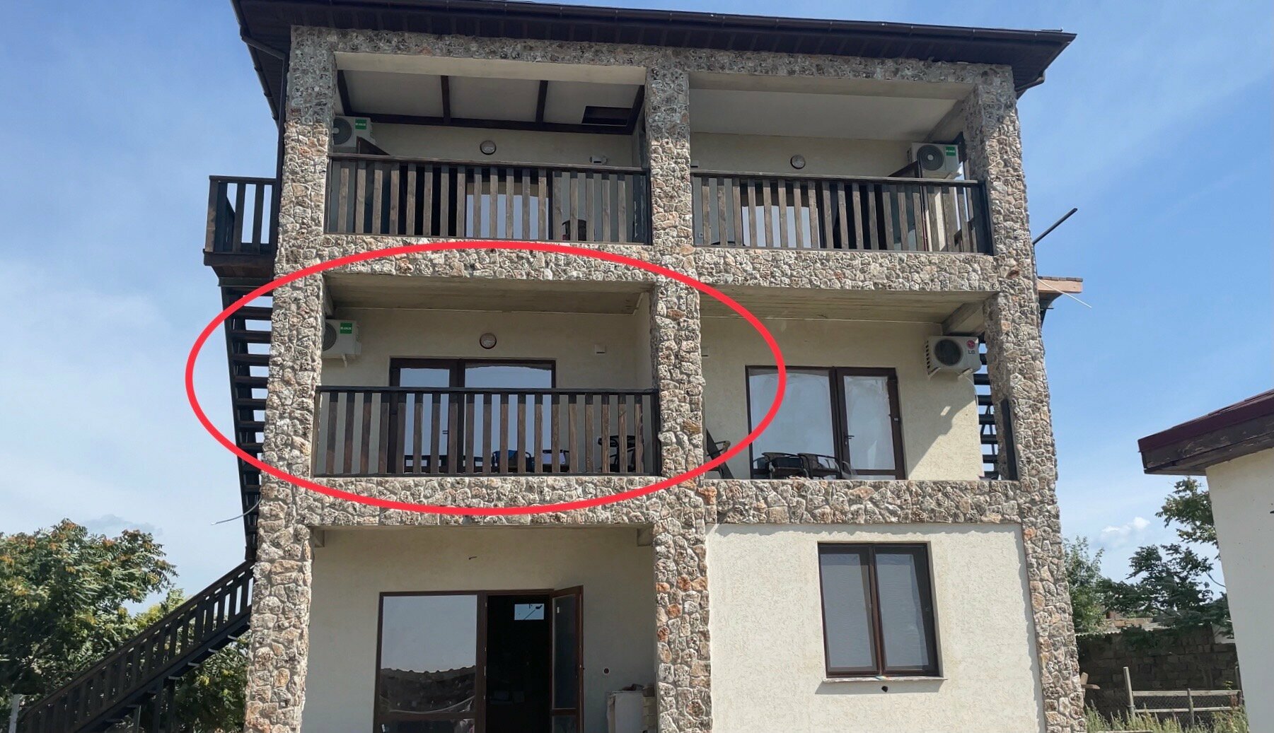 Семейный номер с видом на море