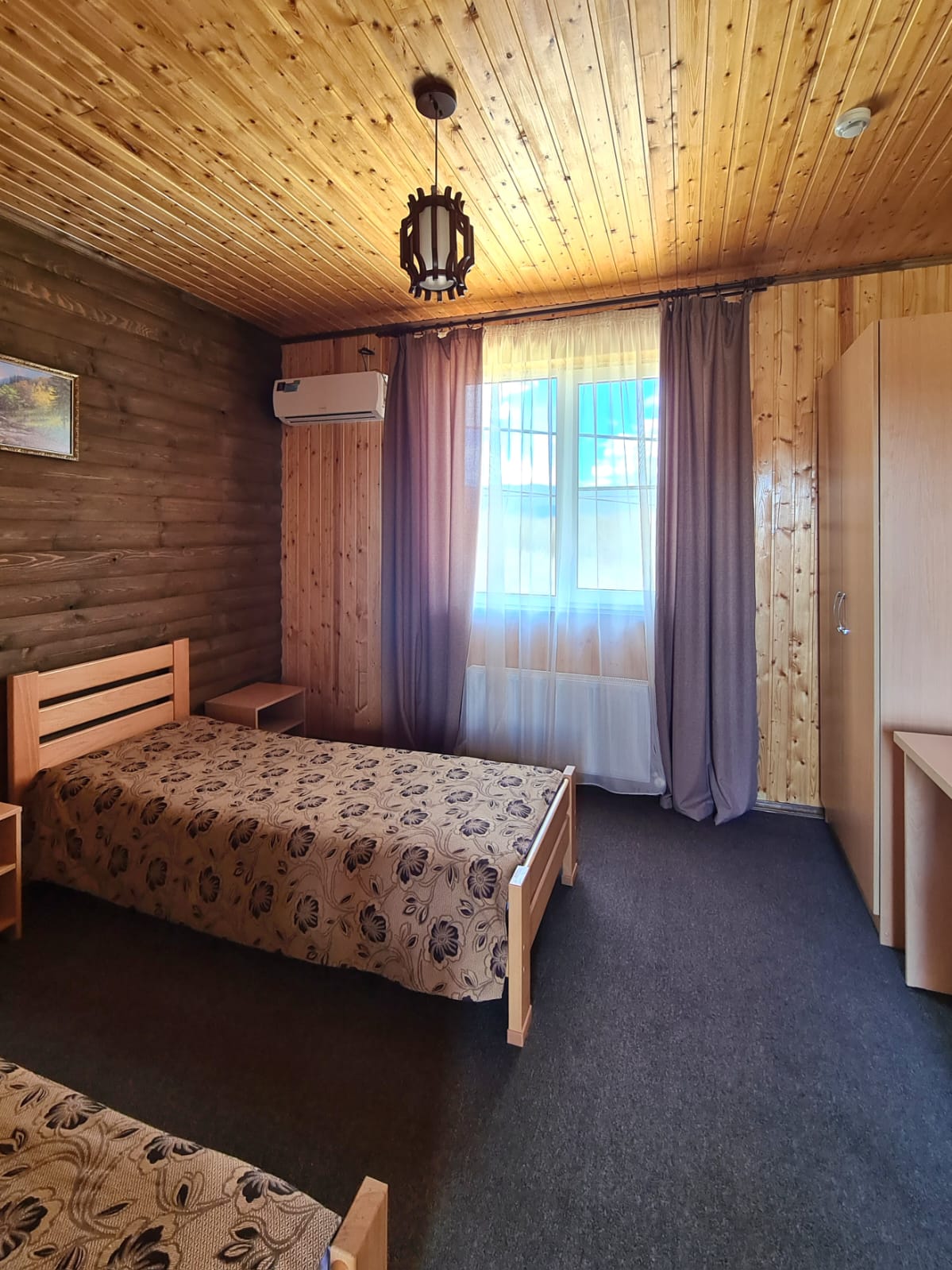 Двухместный номер с 2 отдельными кроватями, вид на горы